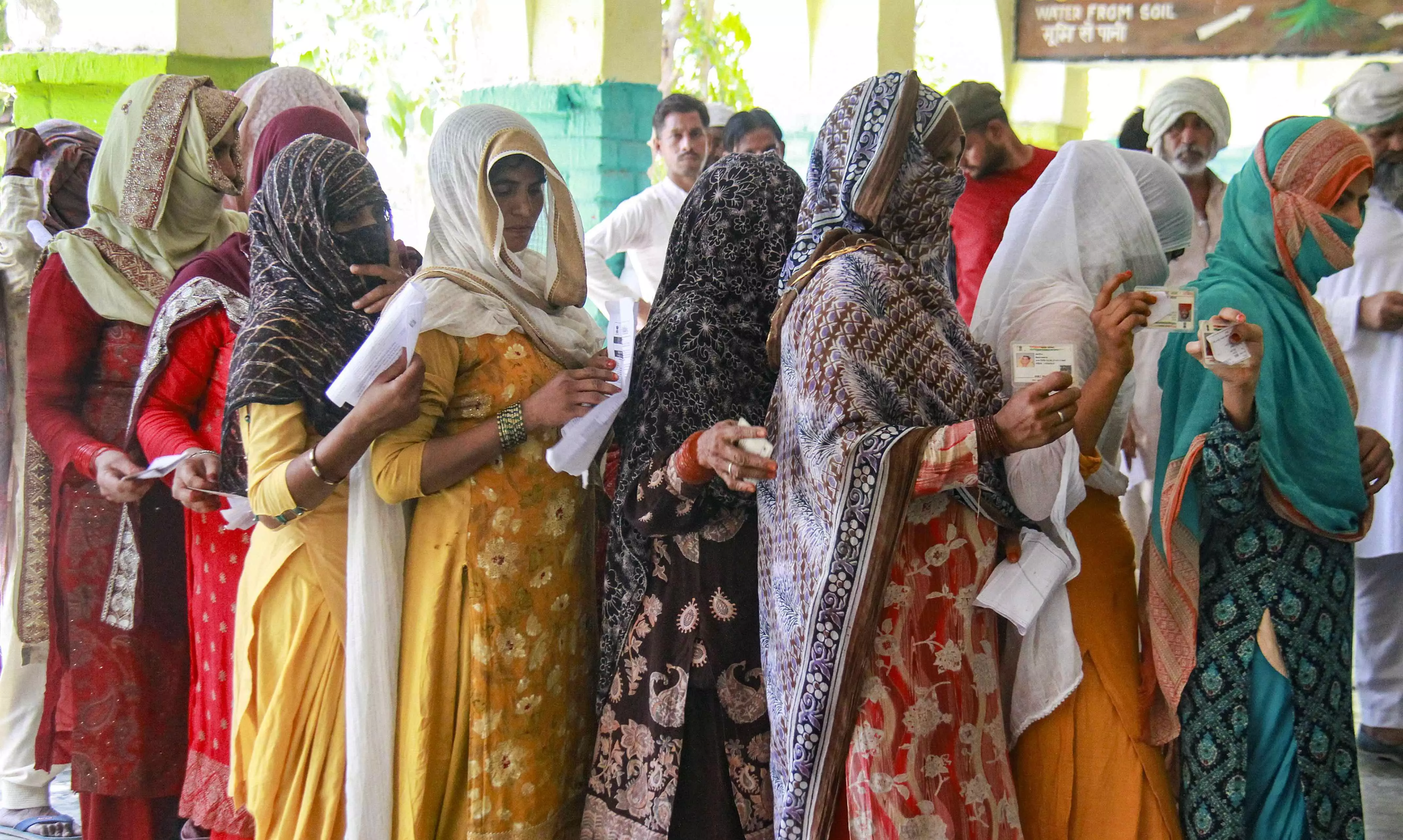 6th phase polls: 49.20% voter turnout by 3 PM