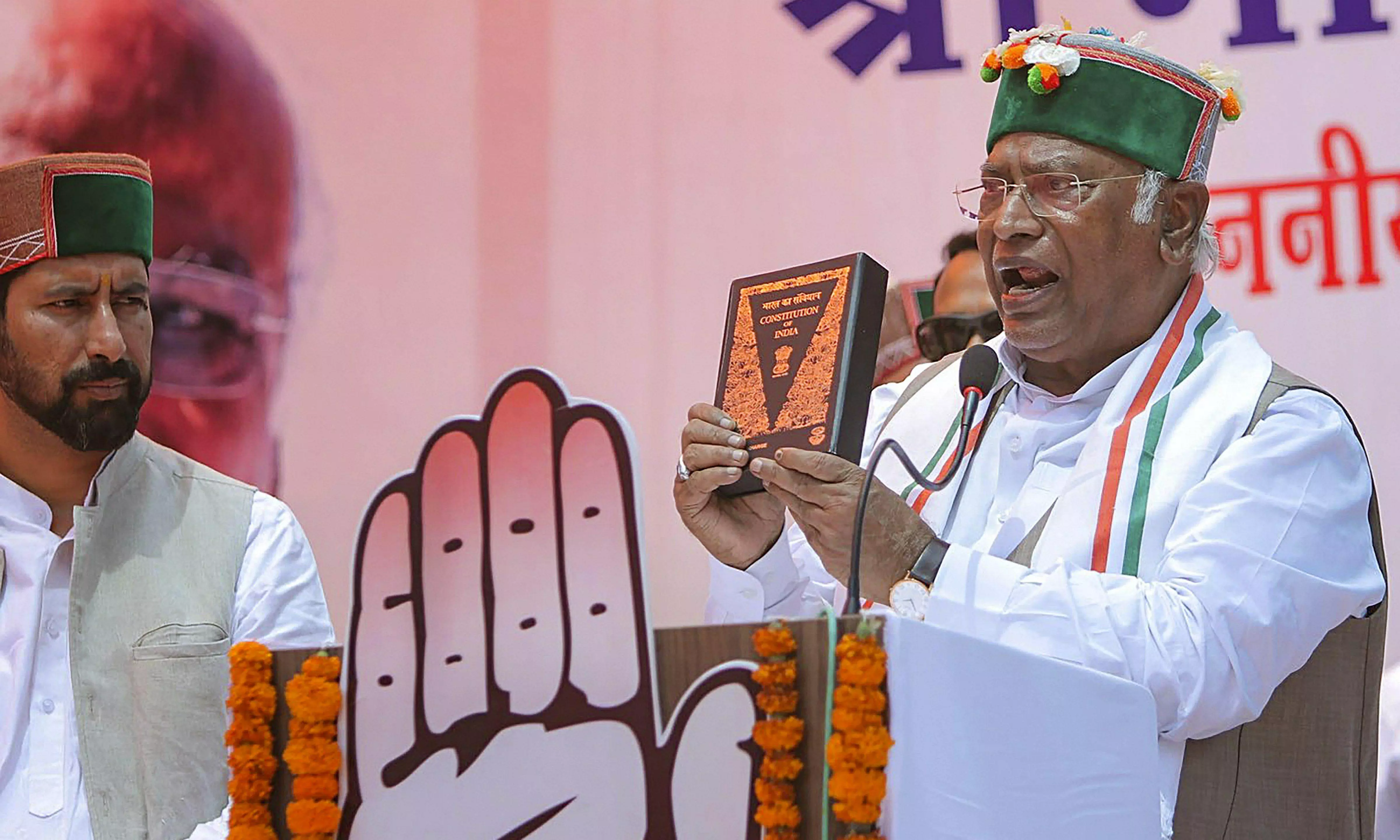 Kharge slams PM Modis silence on China encroachment Kharge slams PM Modis silence on China encroachment