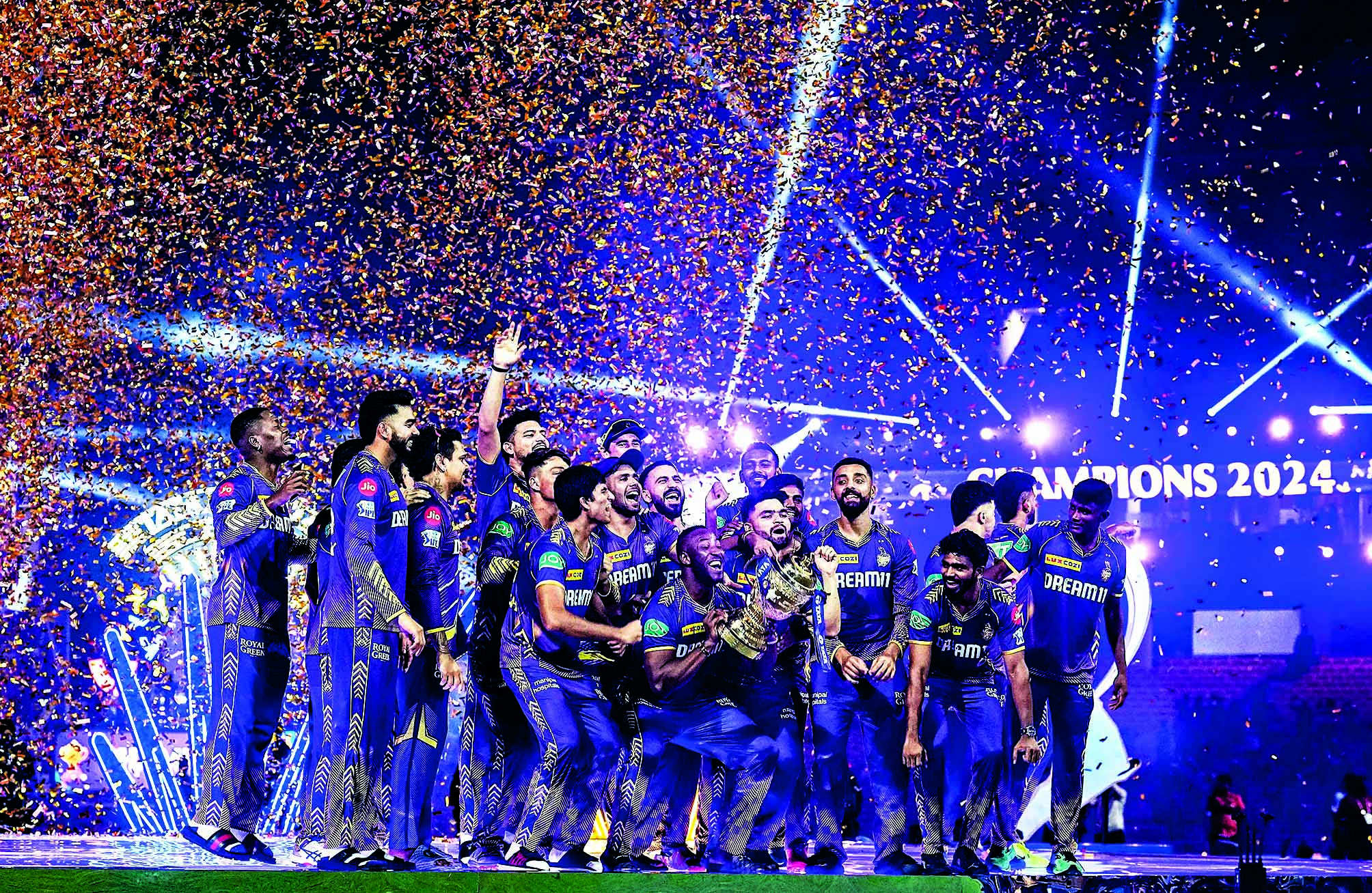 Kolkata Knight Riders crush SRH by 8 wickets to win third IPL title