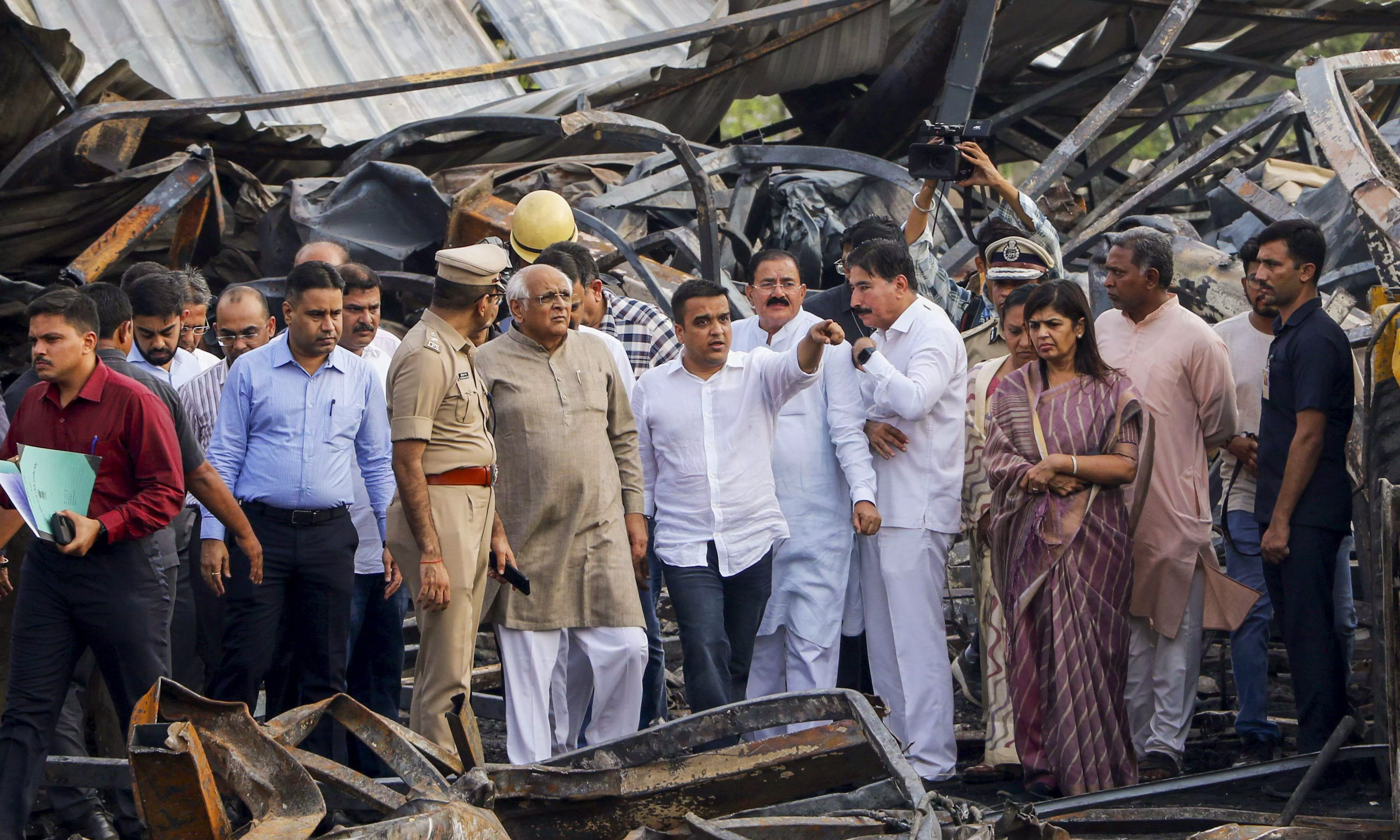 Rajkot game zone fire: 5 officials suspended for negligence Rajkot game zone fire: 5 officials suspended for negligence
