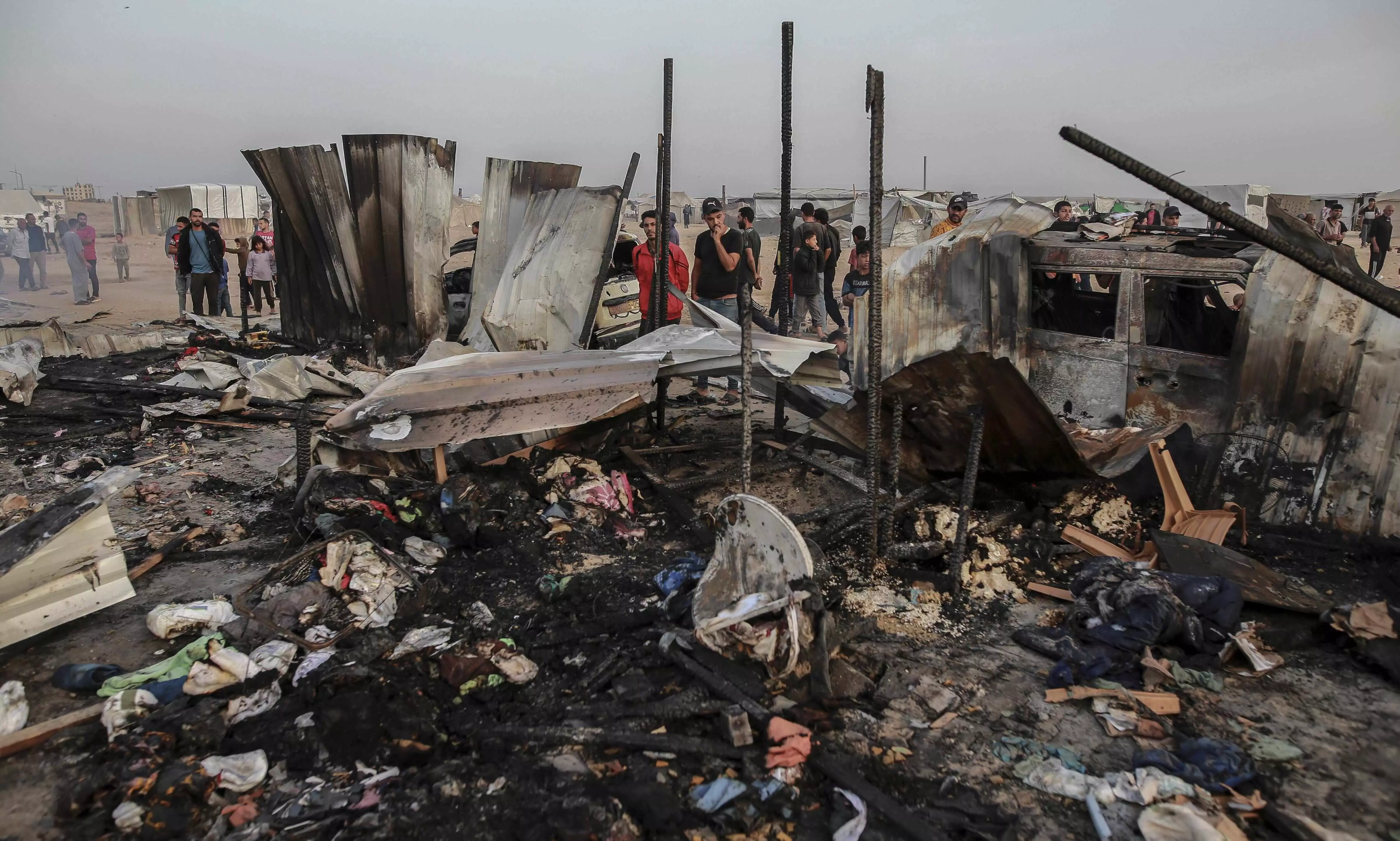 Israeli air strike kills 45 civilians, ignites global outrage Israeli air strike kills 45 civilians, ignites global outrage