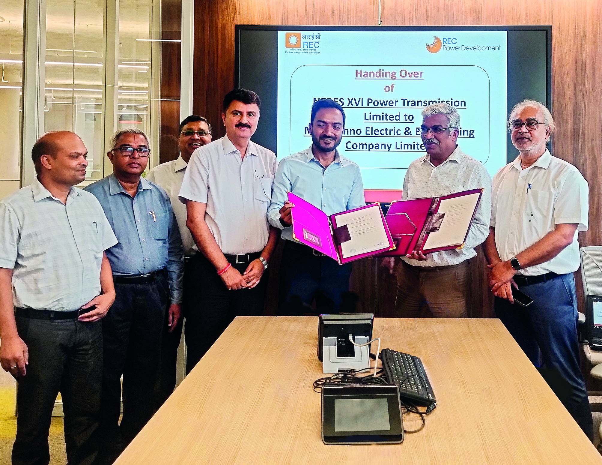RECPDCL hands over two SPVs to POWERGRID & Techno Electric