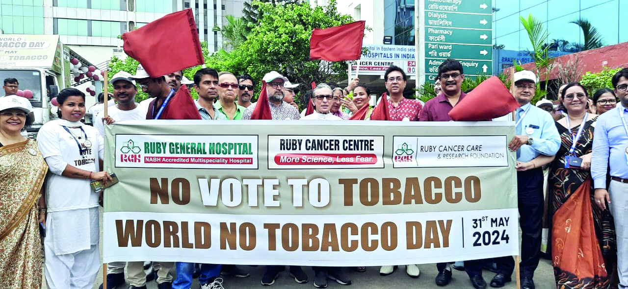 Ruby Cancer Centre holds event on ‘World No Tobacco Day’