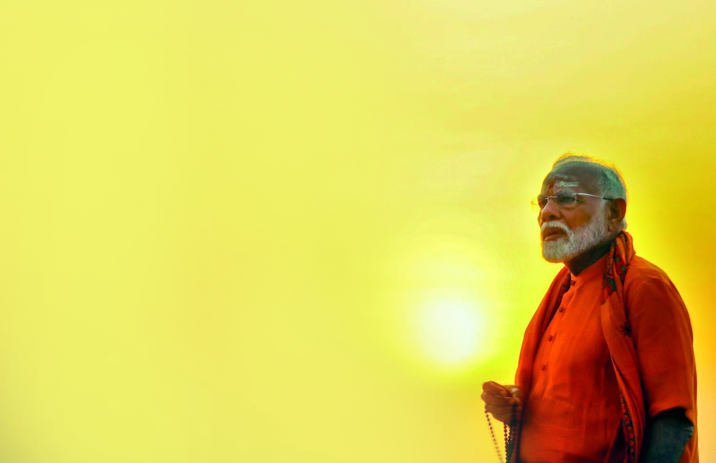 PM Modi performs ‘Surya Arghya’ at Vivekananda Rock Memorial