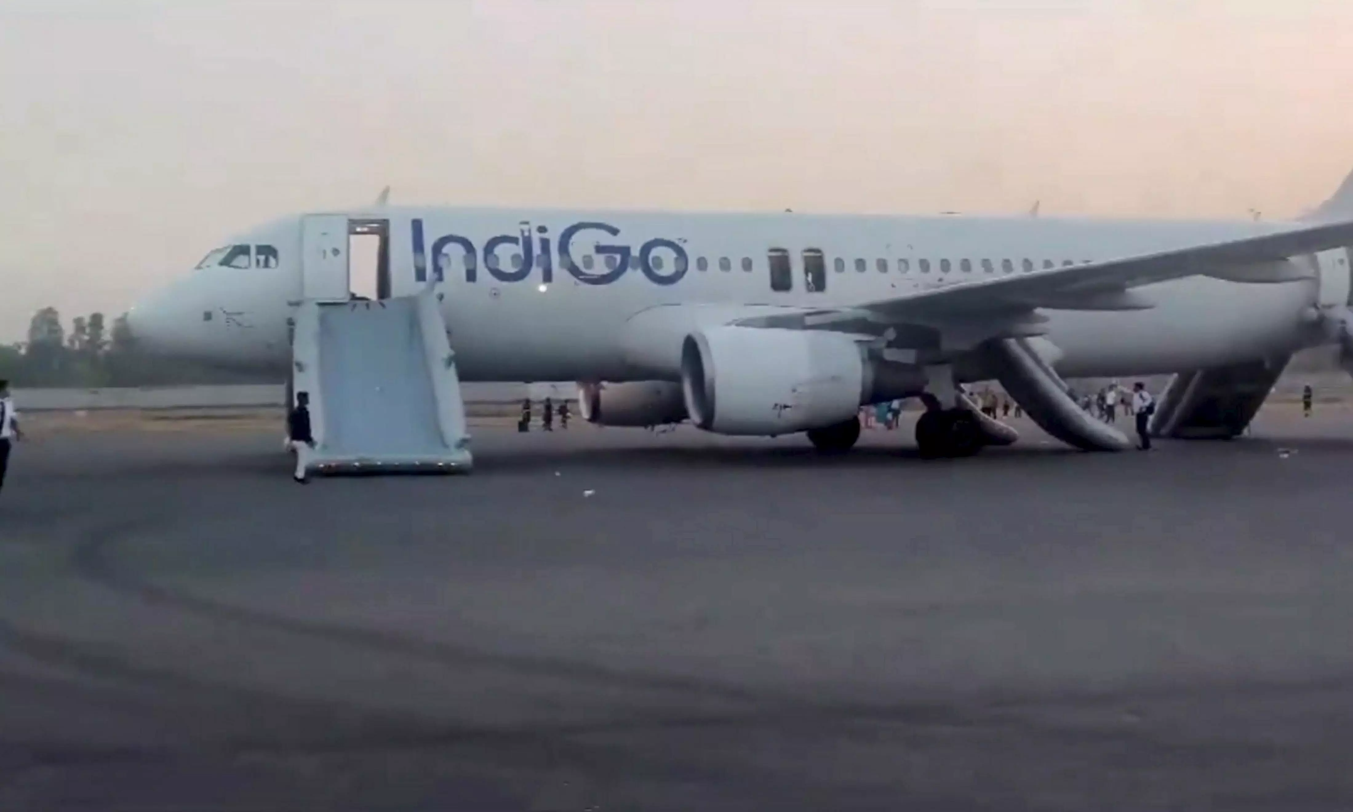 IndiGo flight makes emergency landing after bomb threat; all passengers safe IndiGo flight makes emergency landing after bomb threat; all passengers safe