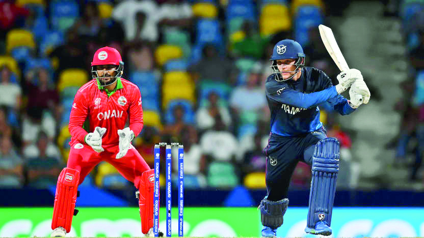 Trumpelmann, Wiese shine as Namibia win in Super Over