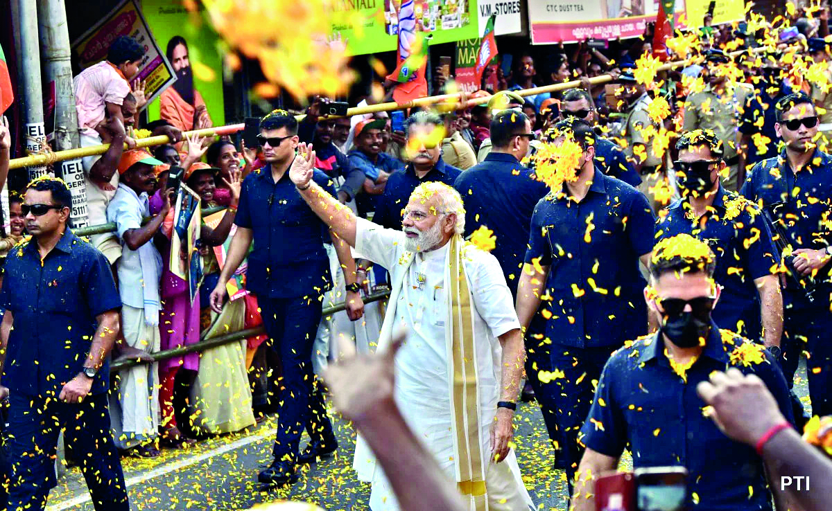 BJP all set for grand celebrations in capital on vote counting day