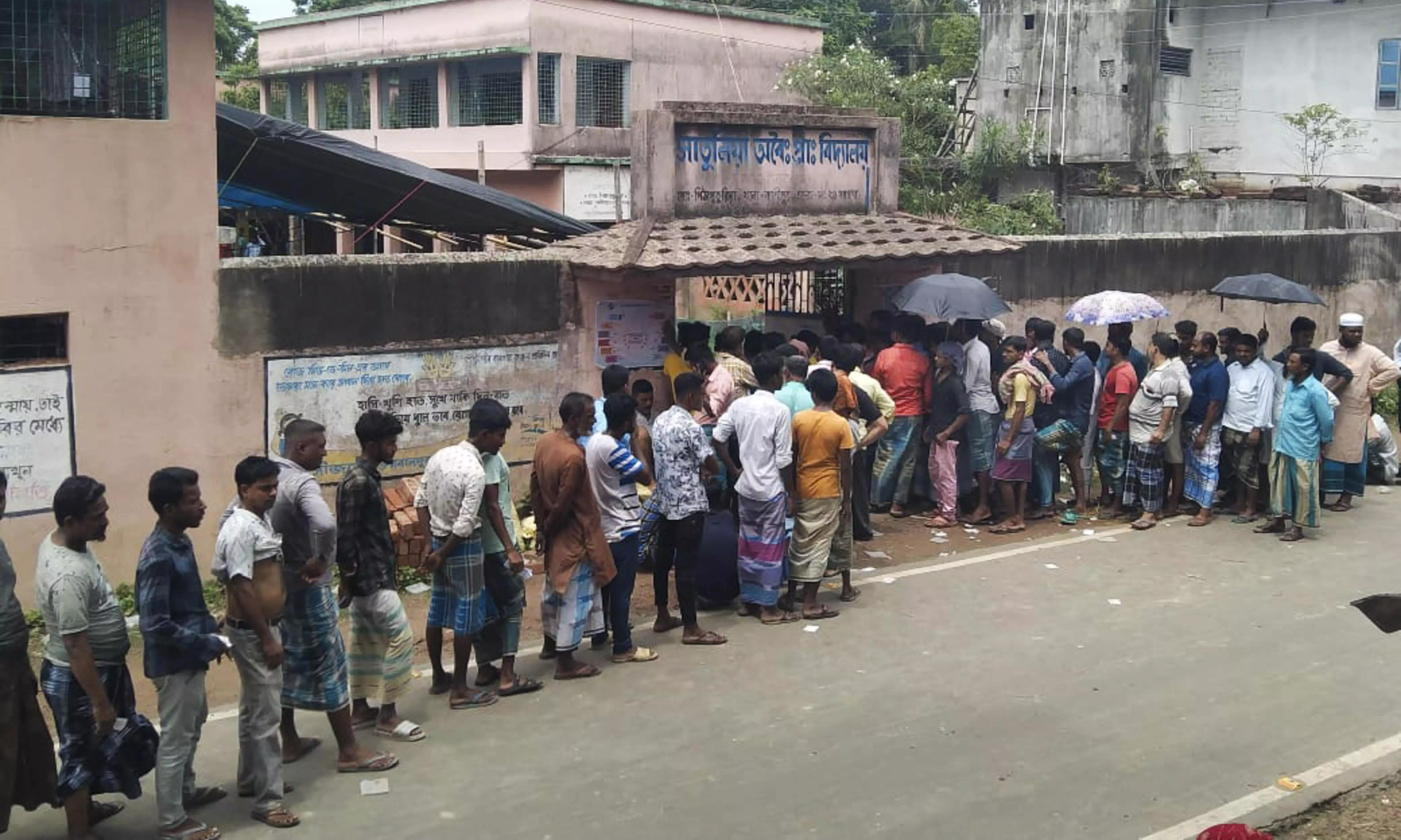 Repolling underway in two booths in West Bengal
