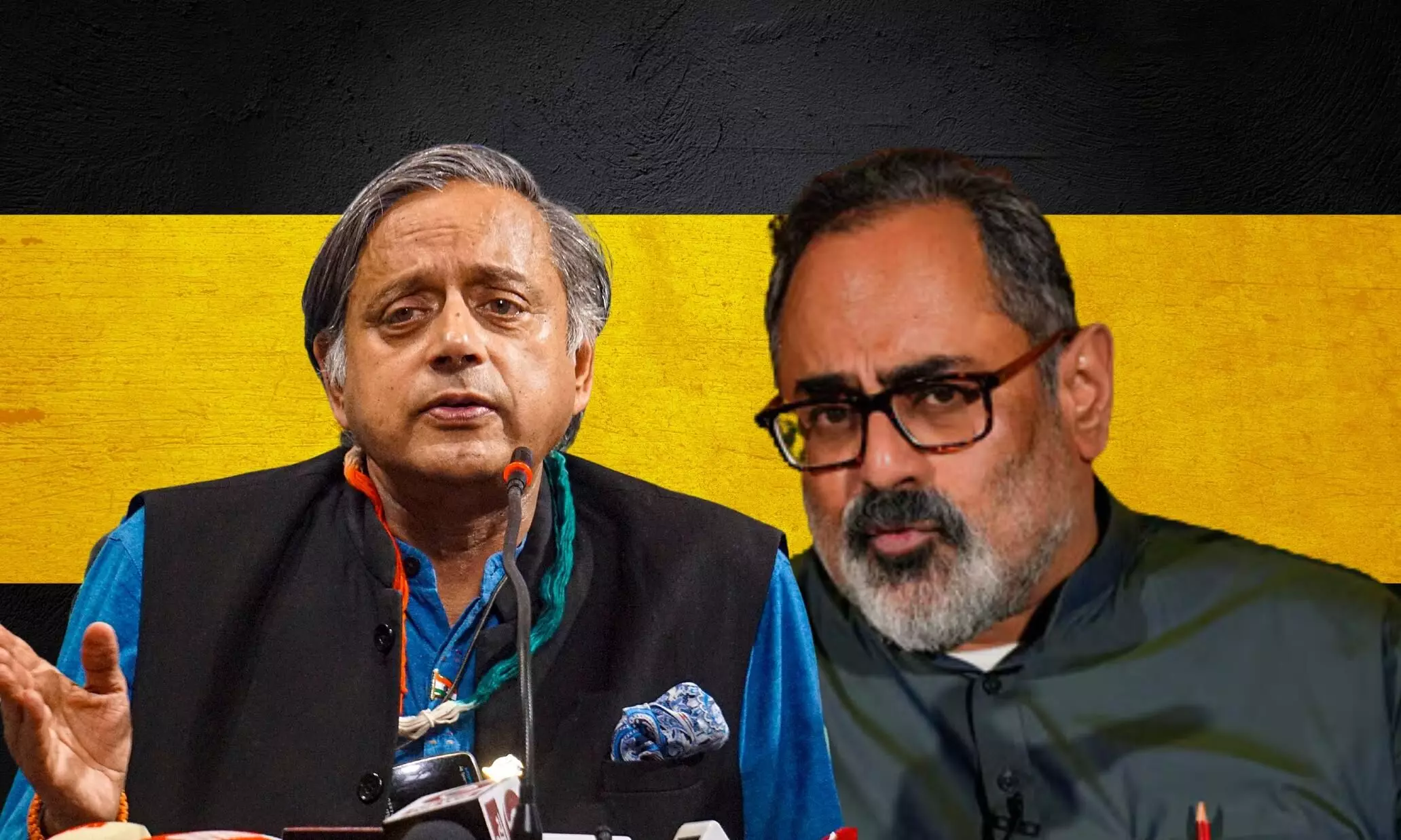 Tharoor and Chandrasekhar in tight race for Thiruvananthapuram LS seat Tharoor and Chandrasekhar in tight race for Thiruvananthapuram LS seat