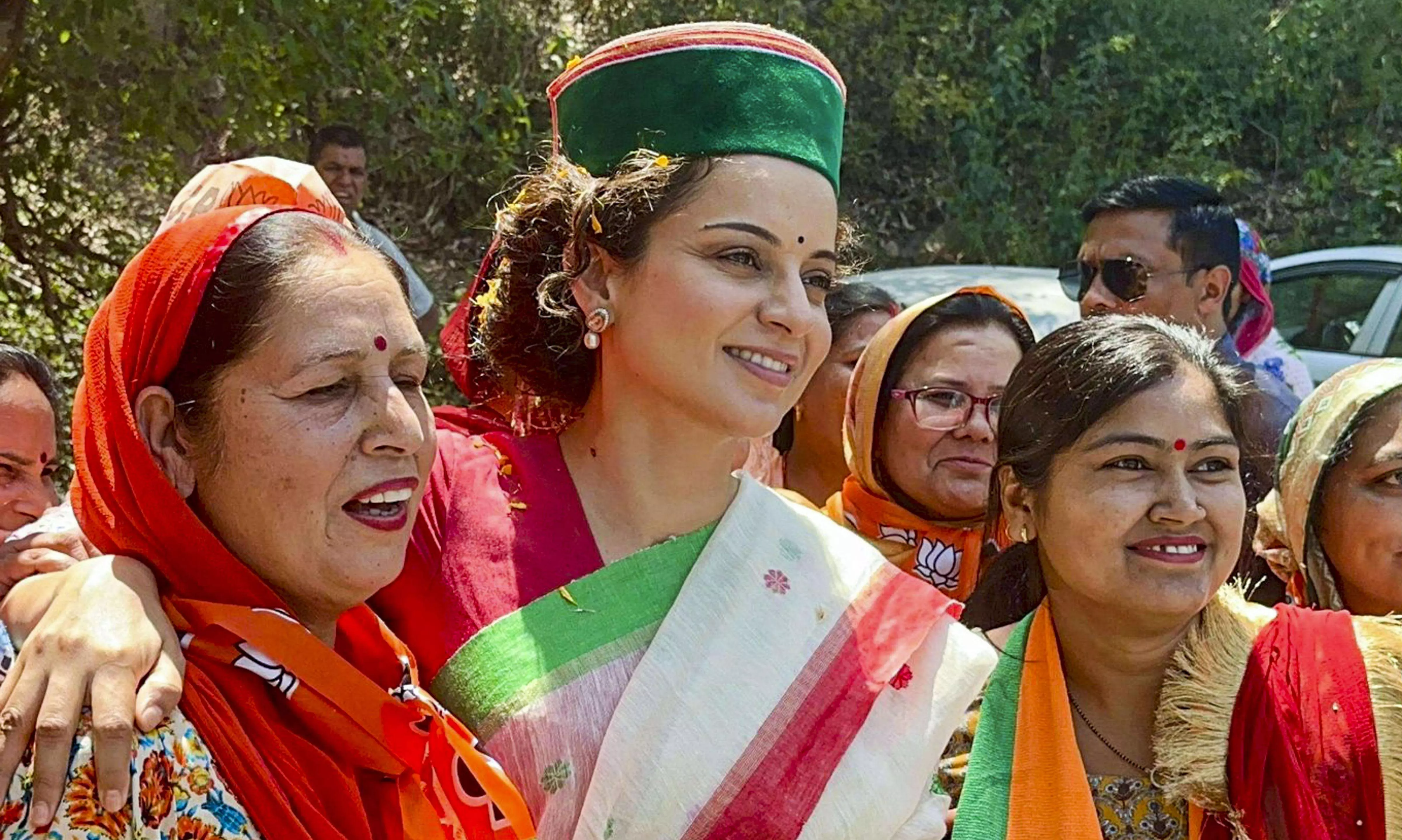 Kangana Ranaut leads by a large margin, says Won in the name of PM Modi. Kangana Ranaut leads by a large margin, says Won in the name of PM Modi.