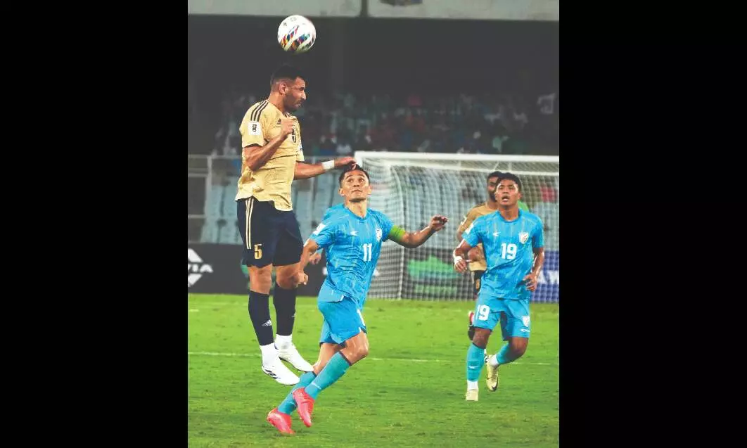 India play out goalless draw against Kuwait in Chhetri’s last int’l match India play out goalless draw against Kuwait in Chhetri’s last int’l match