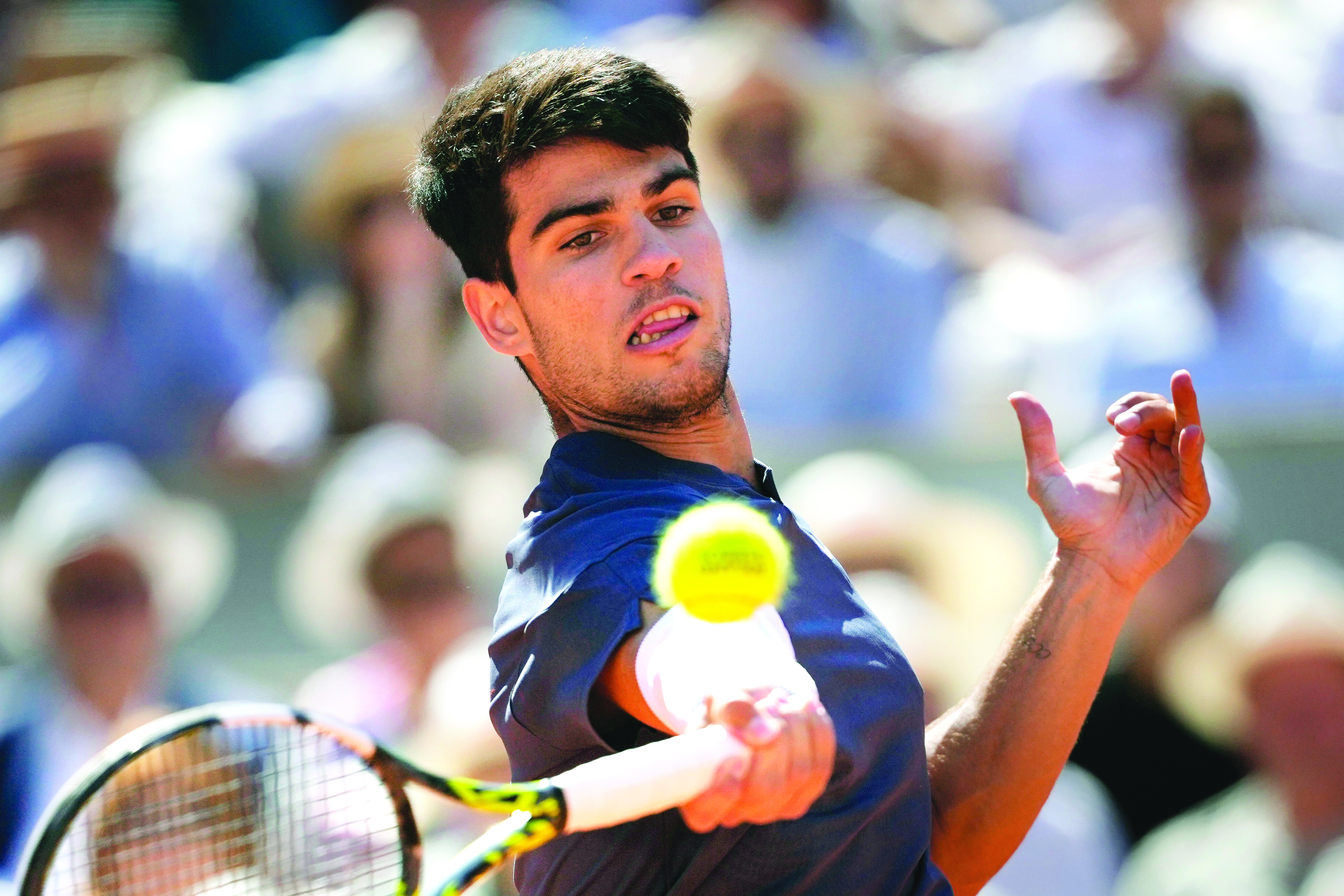 Alcaraz defeats Zverev in French Open final for his 3rd Grand Slam title