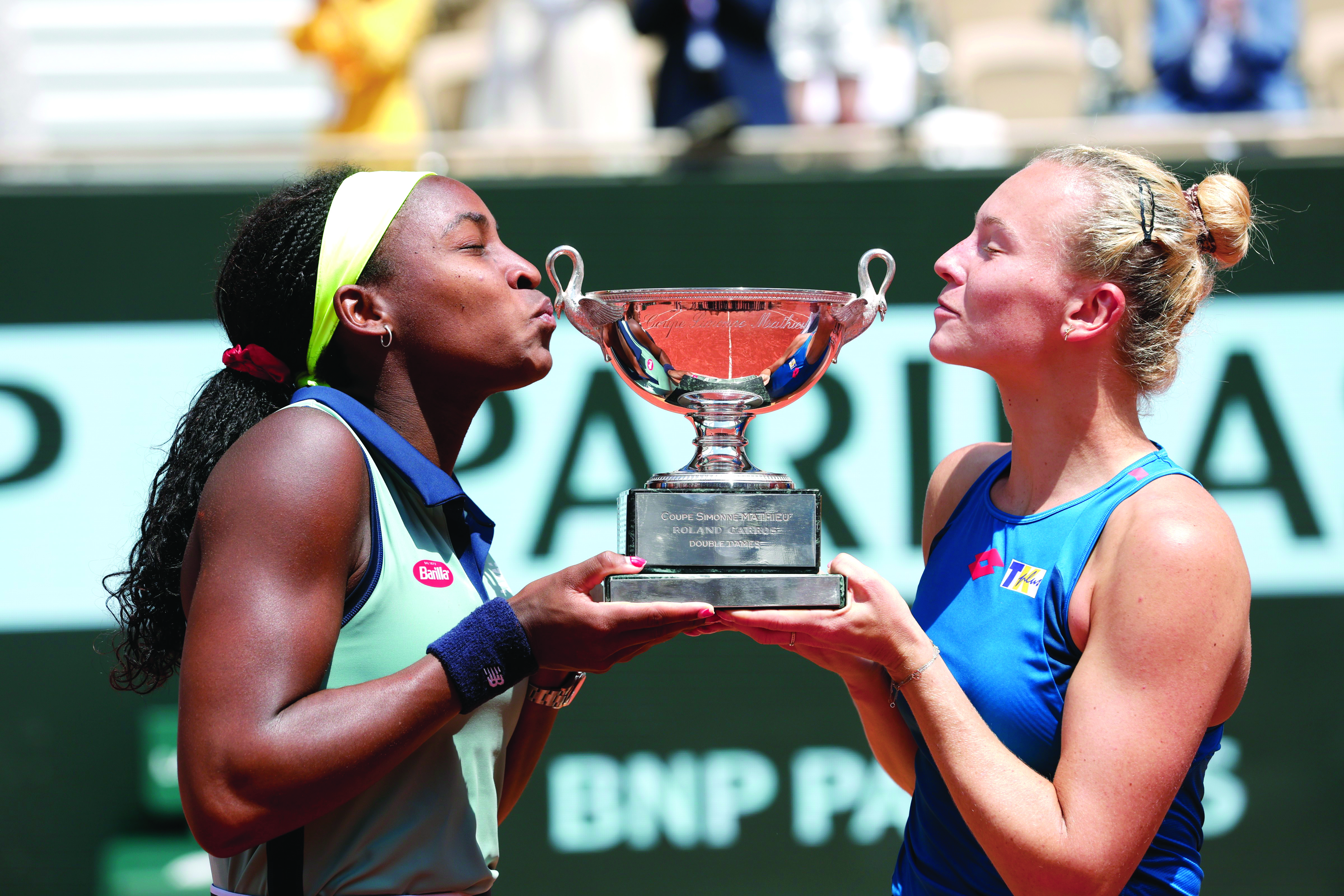 Coco Gauff wins her first Grand Slam doubles title at French Open Coco Gauff wins her first Grand Slam doubles title at French Open