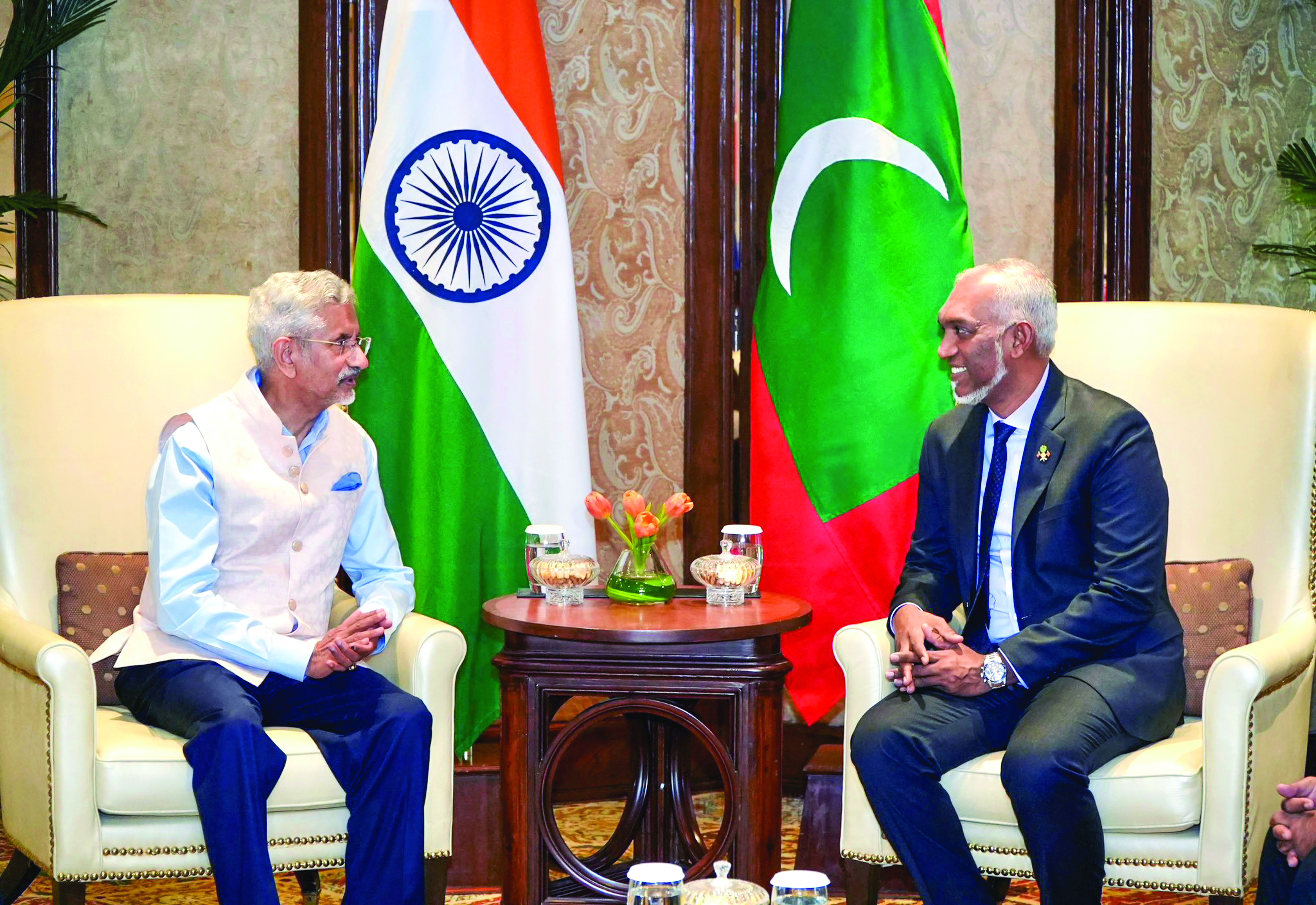 Look forward to India and Maldives working together closely: Jaishankar Look forward to India and Maldives working together closely: Jaishankar