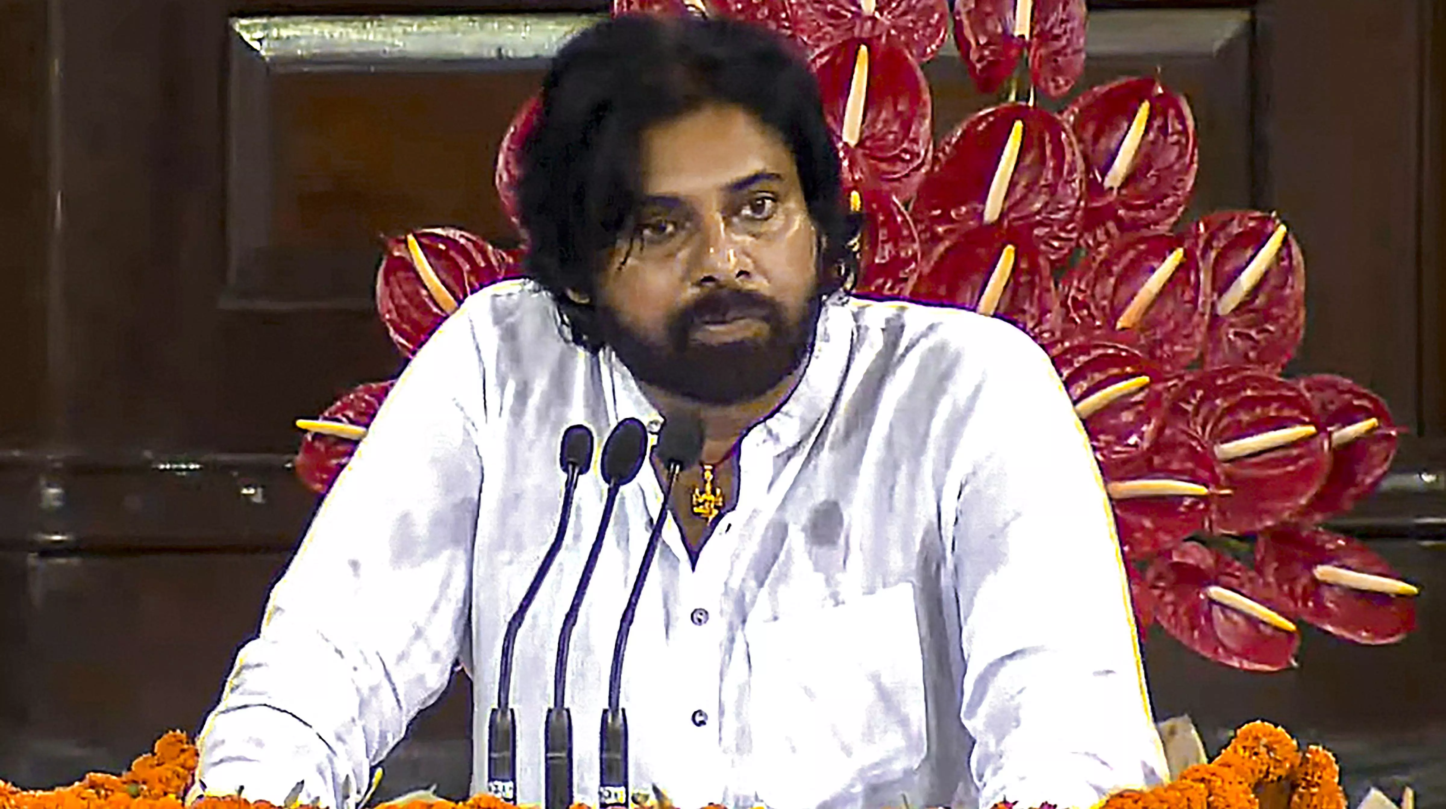 Pawan Kalyan elected as Janasena floor leader in Andhra Pradesh Assembly Pawan Kalyan elected as Janasena floor leader in Andhra Pradesh Assembly