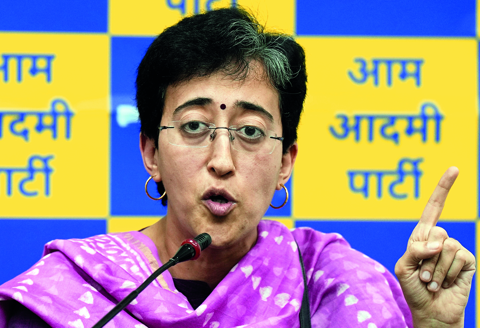 Haryana ‘deliberately’ & ‘illegally’ halting water supply to city: Atishi Haryana ‘deliberately’ & ‘illegally’ halting water supply to city: Atishi