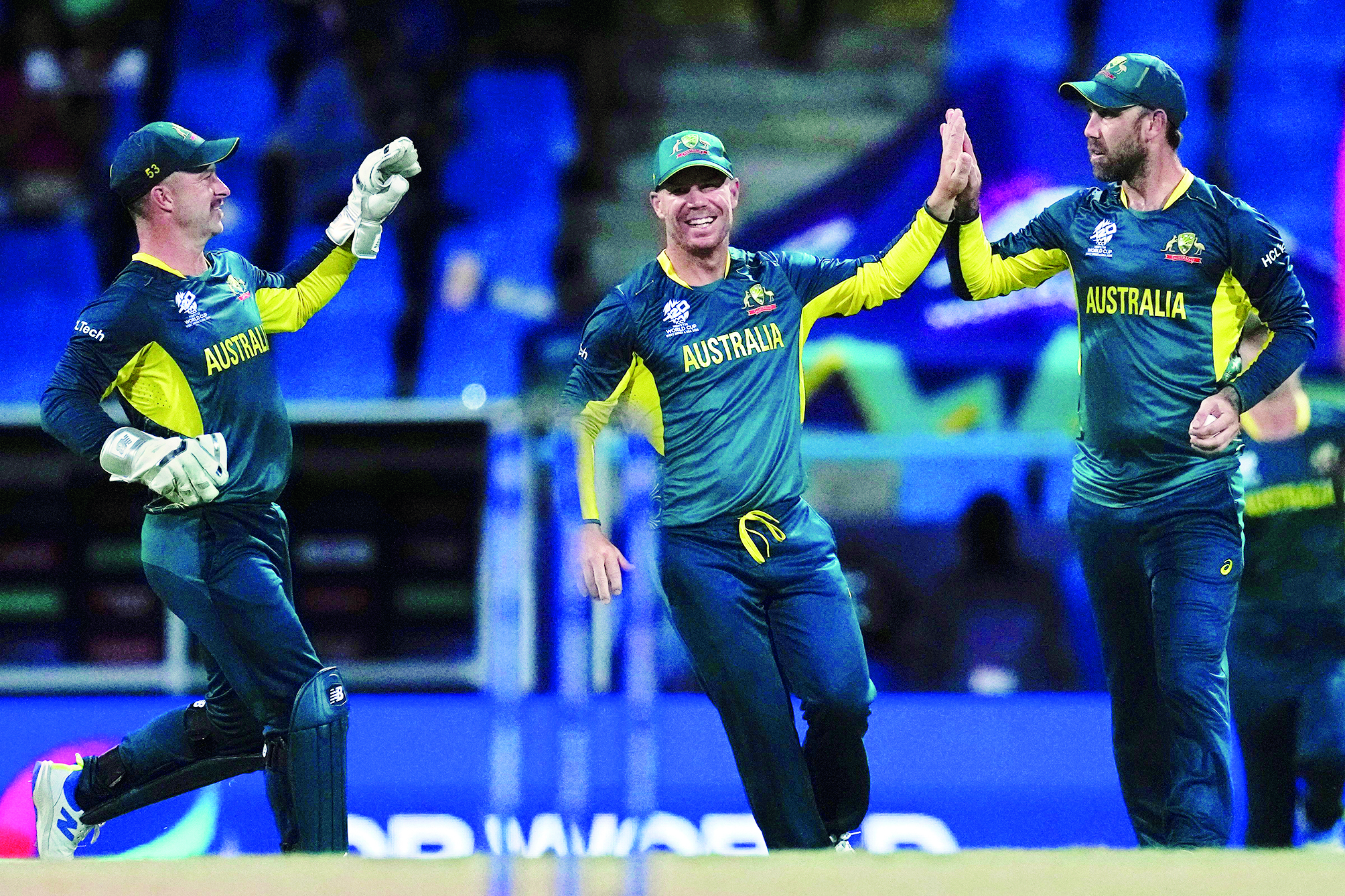 Australia annihilate Namibia by 9 wickets to secure Super 8 spot