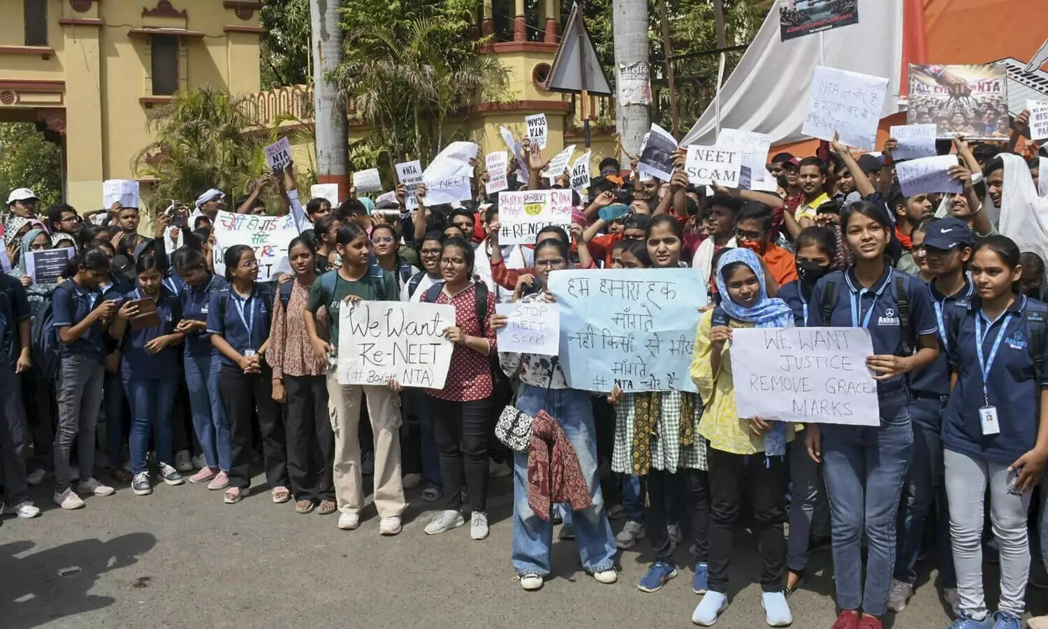 Row over NEET-UG: Grace marks for 1,563 candidates withdrawn, centre tells SC