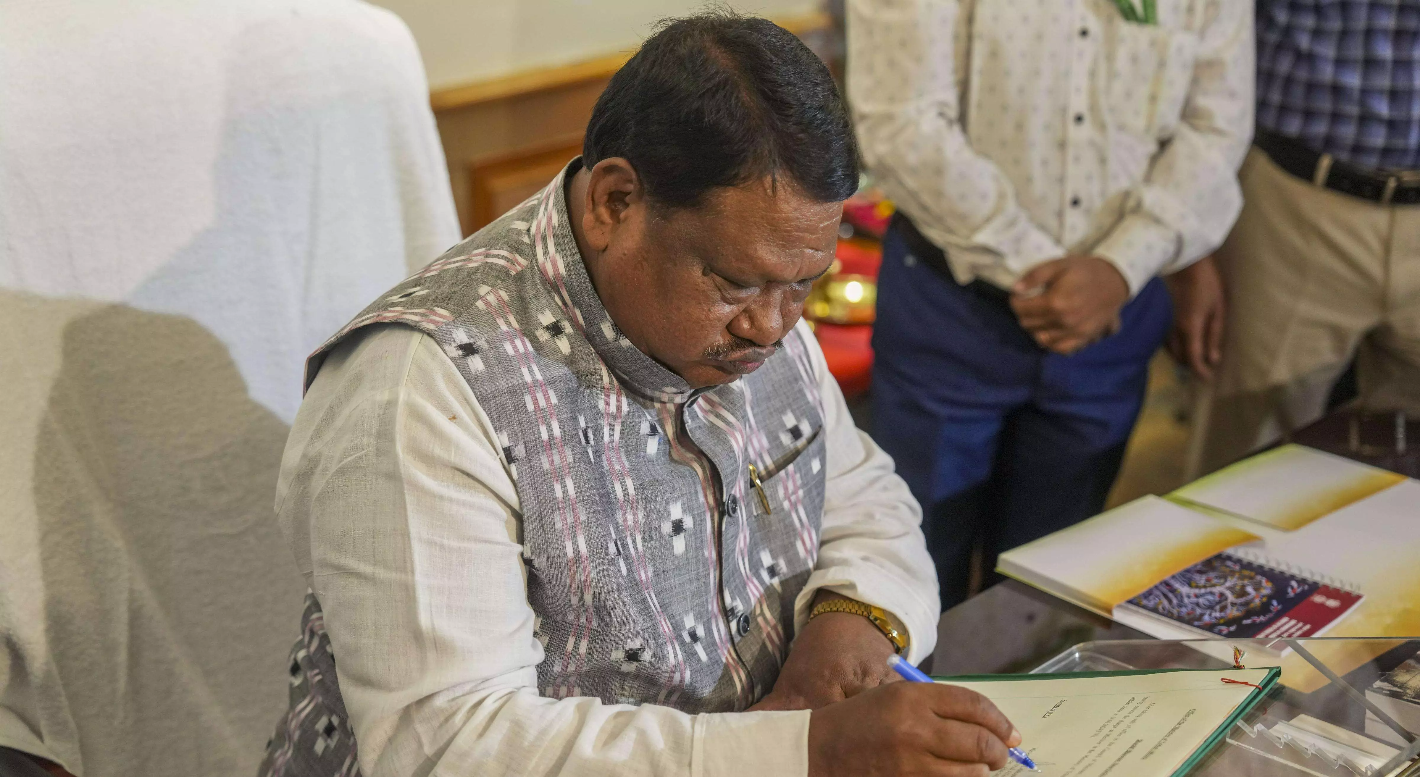 Jual Oram takes charge as Tribal Affairs minister in Modi govt 3.0 Jual Oram takes charge as Tribal Affairs minister in Modi govt 3.0