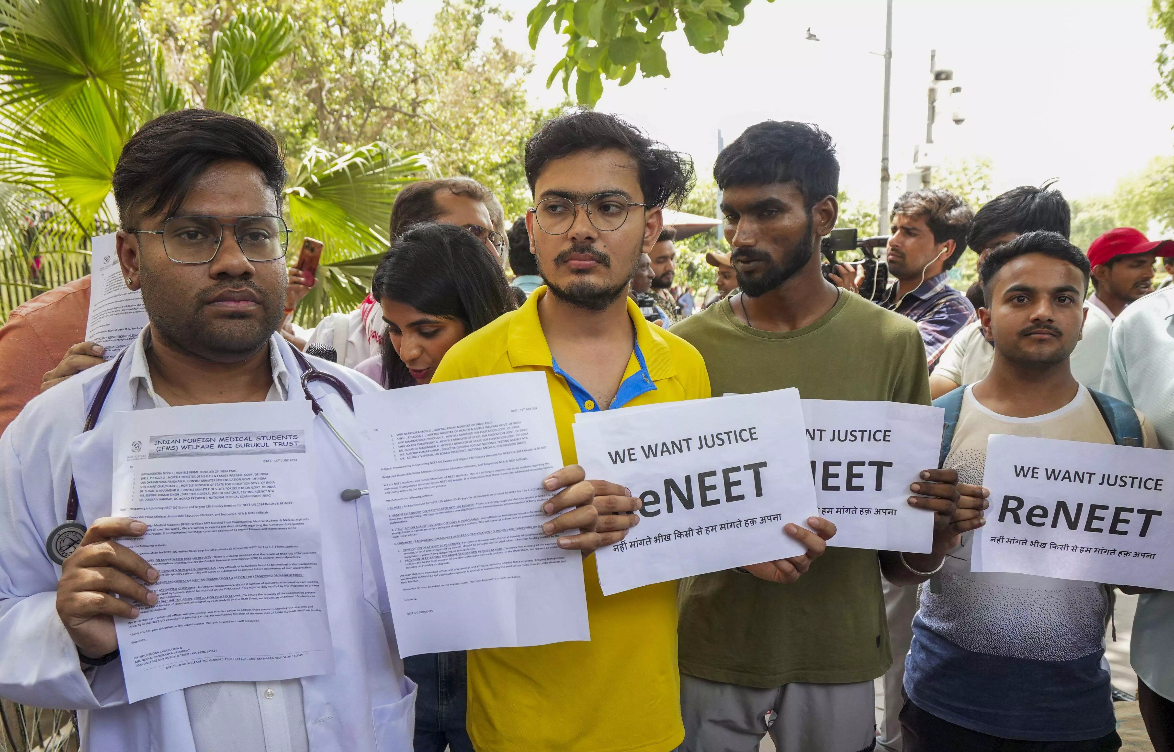 SC seeks response of Centre, NTA on plea for CBI probe into irregularities in NEET-UG SC seeks response of Centre, NTA on plea for CBI probe into irregularities in NEET-UG