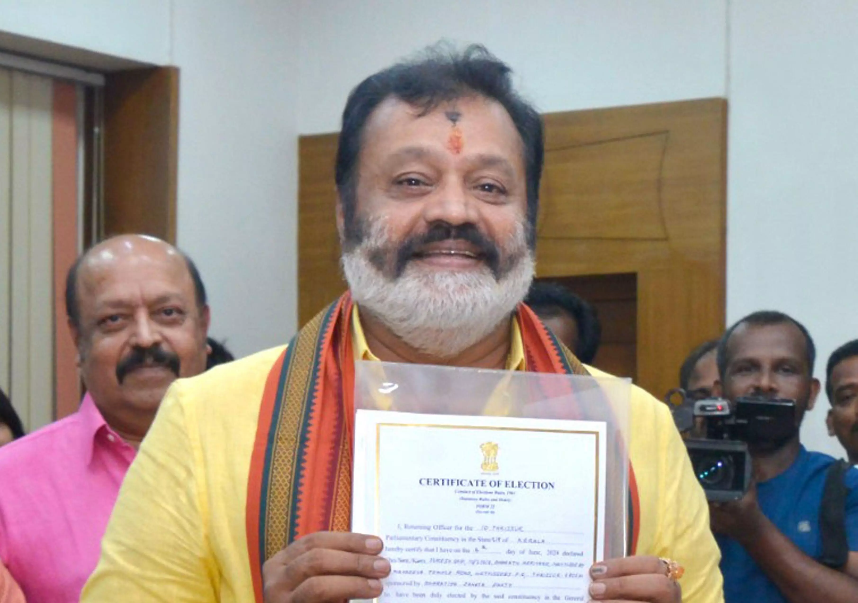 Union Minister Suresh Gopi calls Indira Gandhi mother of India Union Minister Suresh Gopi calls Indira Gandhi mother of India