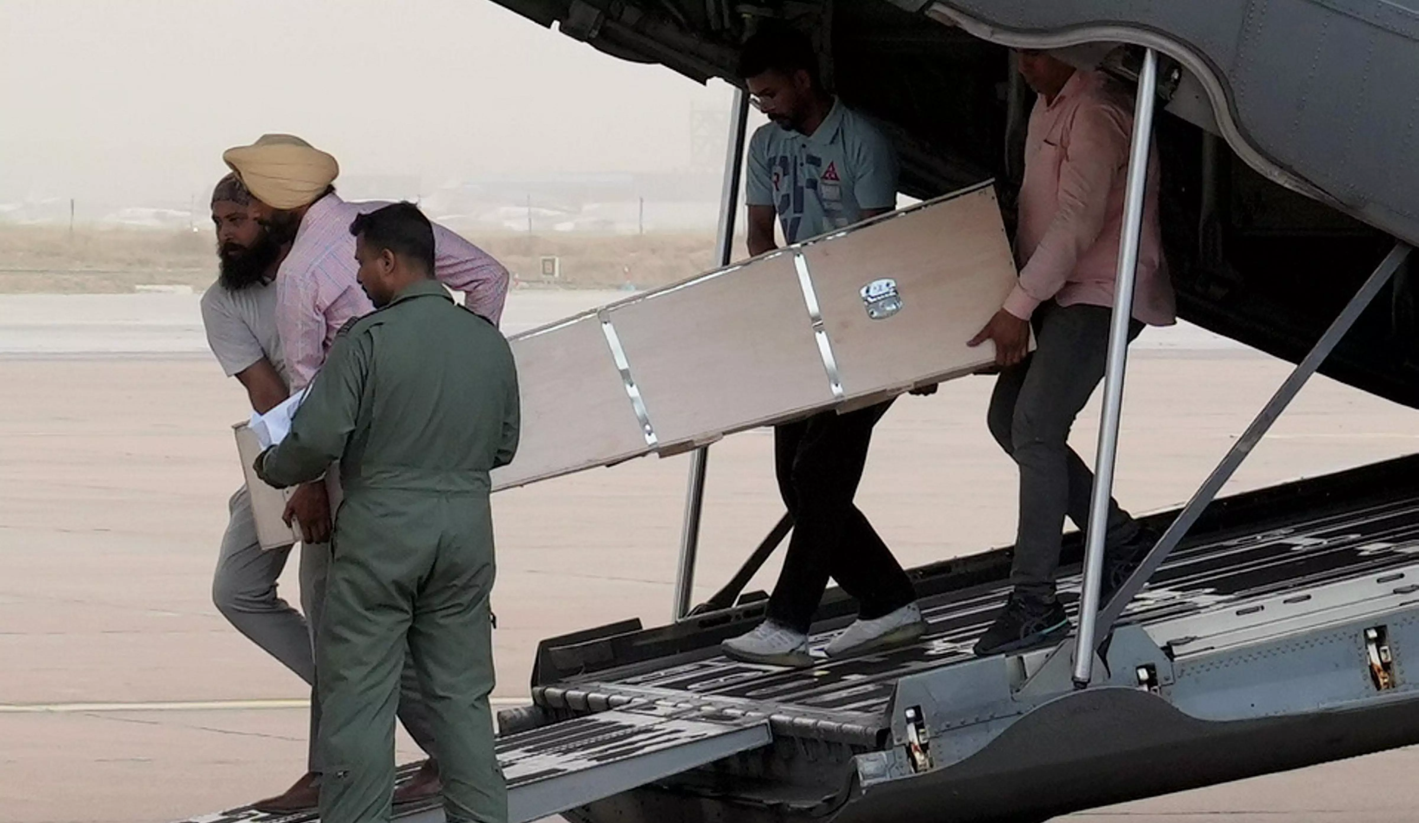 Kuwait fire: Mortal remains of two Odisha natives arrive in Bhubaneswar Kuwait fire: Mortal remains of two Odisha natives arrive in Bhubaneswar