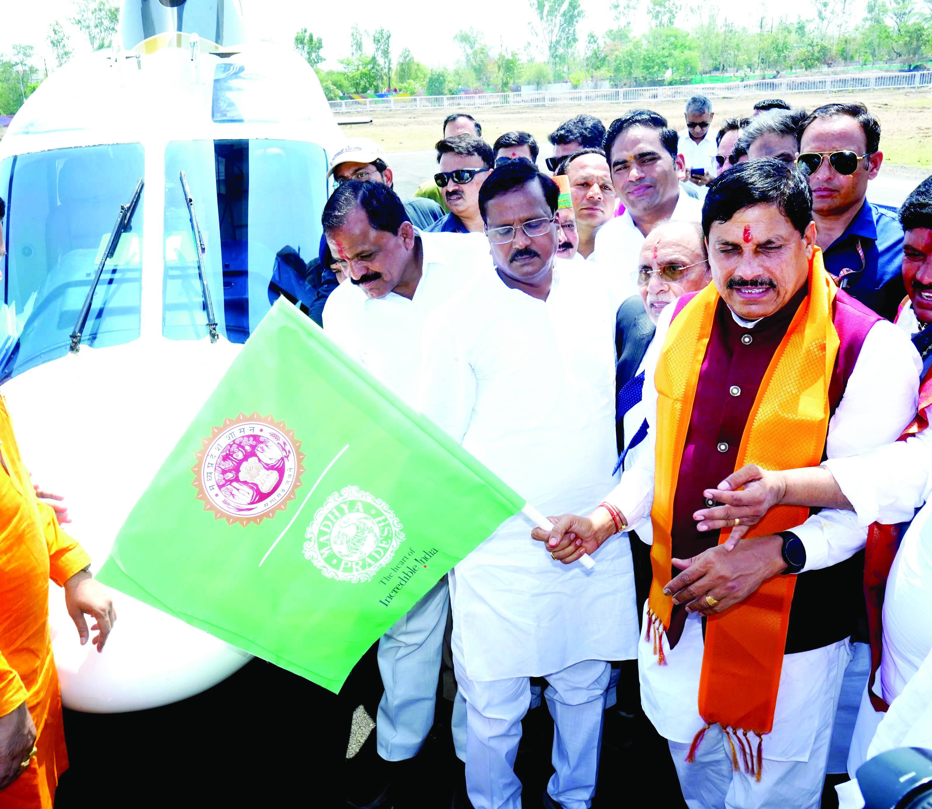 CM Yadav launches heli service to connect Madhya Pradesh’s Mahakaleshwar and Omkareshwar Jyotirlingas