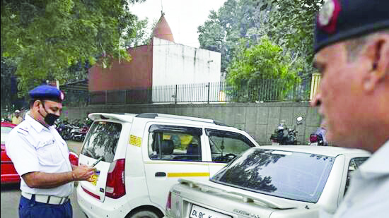 Delhi Traffic Police books over 2.4 lakh for improper parking