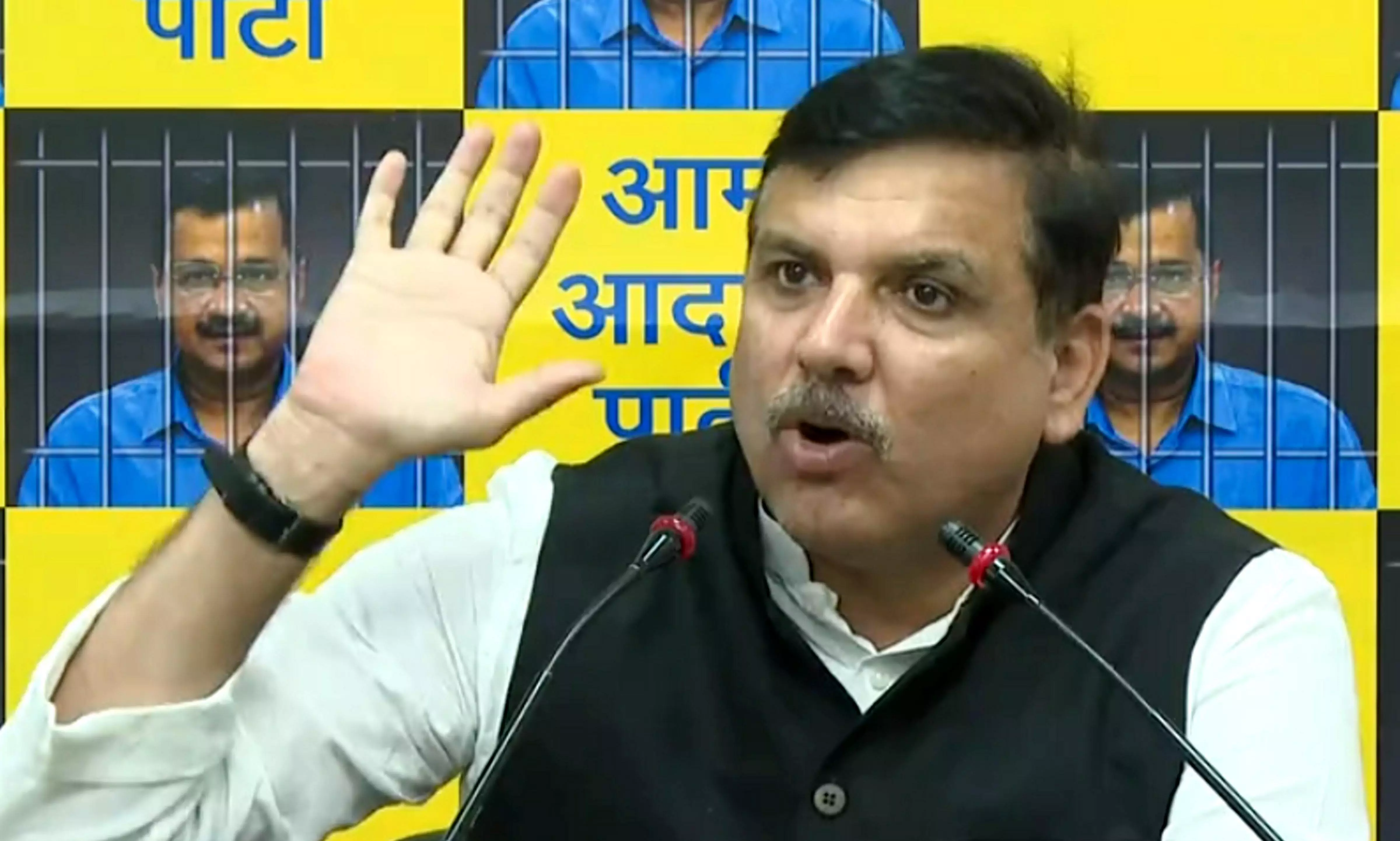 Delhi water crisis BJP-made: AAPs Sanjay Singh