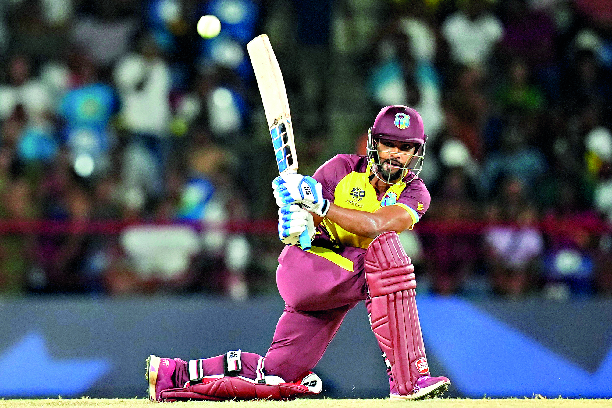 Pooran’s explosive 98 take WI to 104-run win over Afghanistan
