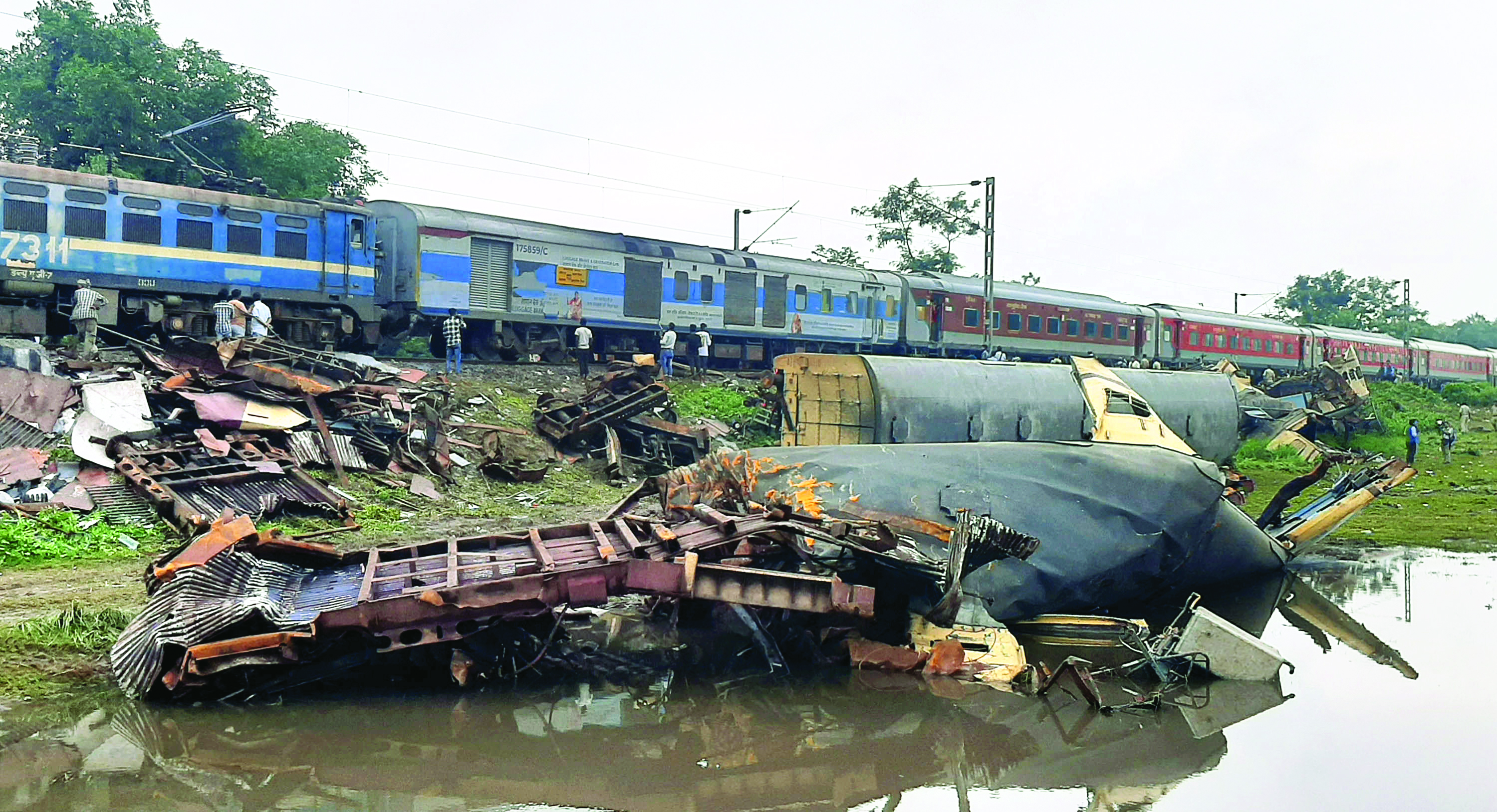 Kanchanjungha train mishap: Death toll rises to 11, services ‘limp back to normalcy’