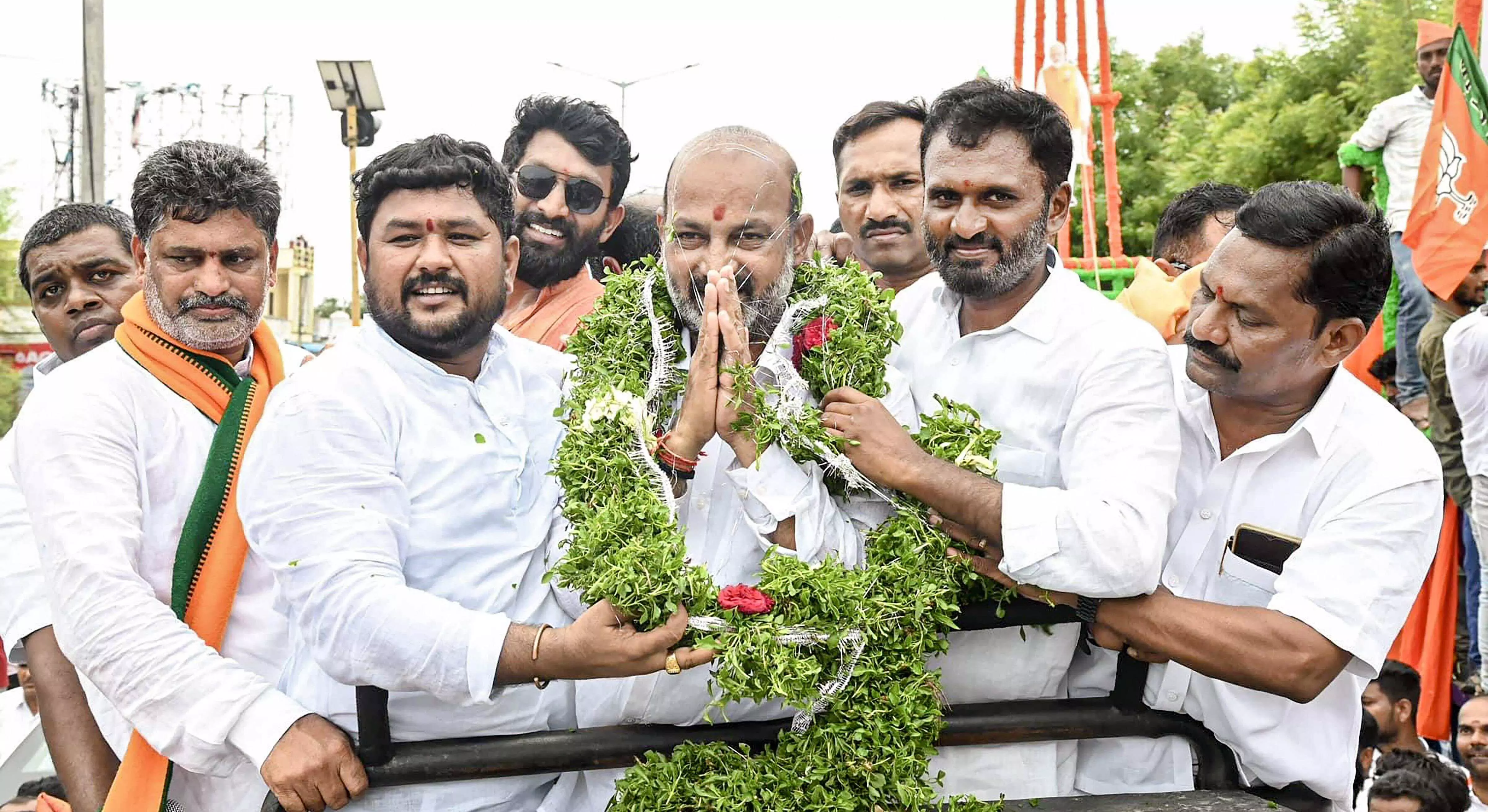Union Minister Bandi Sanjay vows to protect national interests, unite society