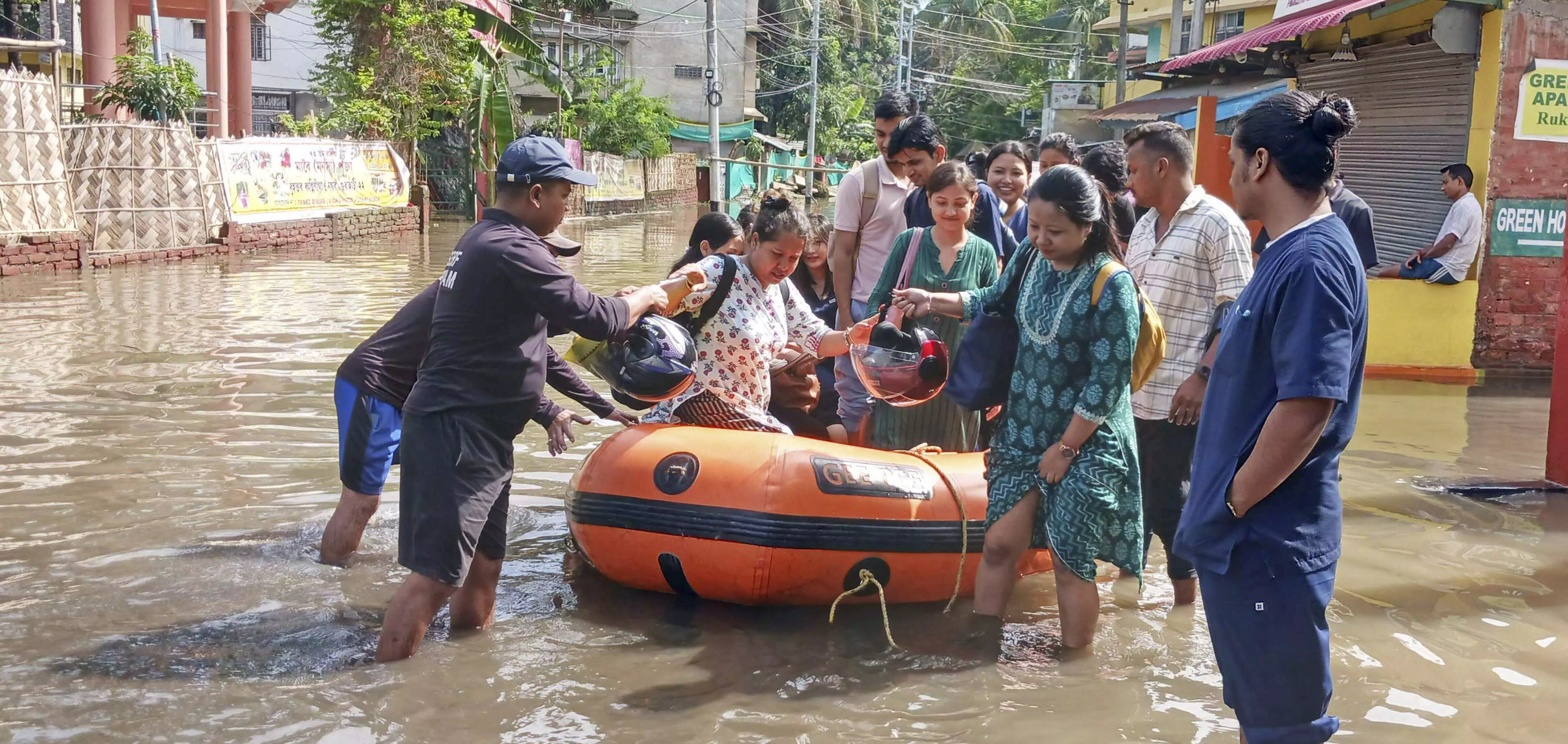 Assam’s flood situation remains grim, over 4 lakh affected