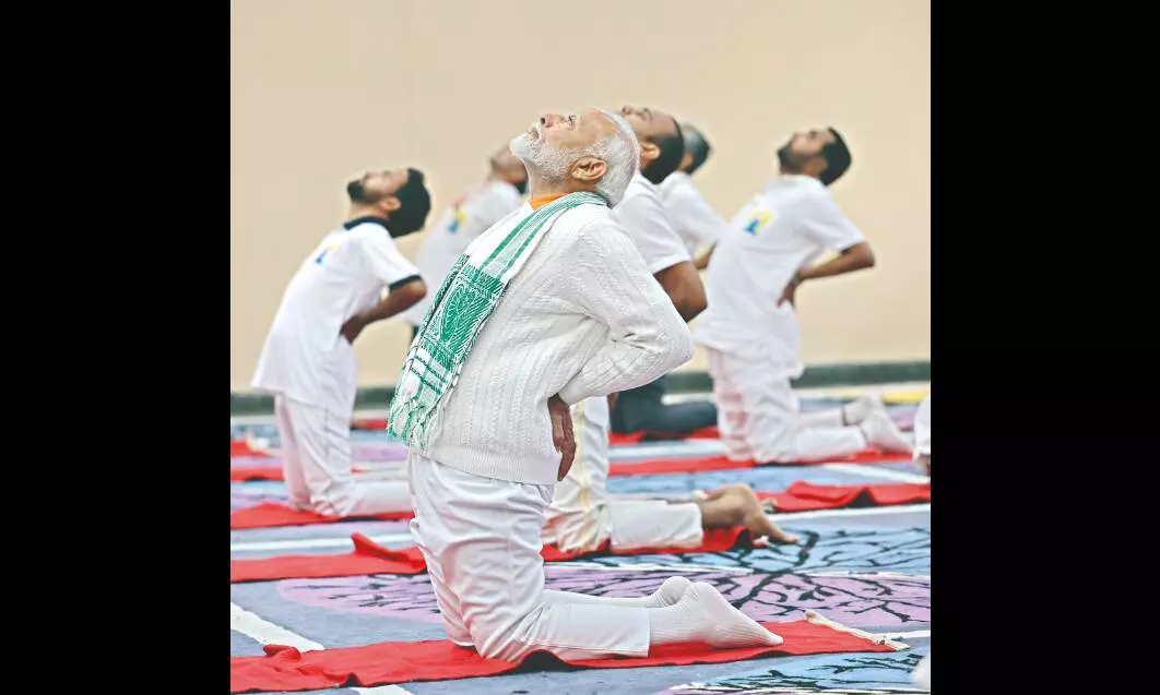 World looking at yoga as powerful agent of global good, says PM Modi World looking at yoga as powerful agent of global good, says PM Modi