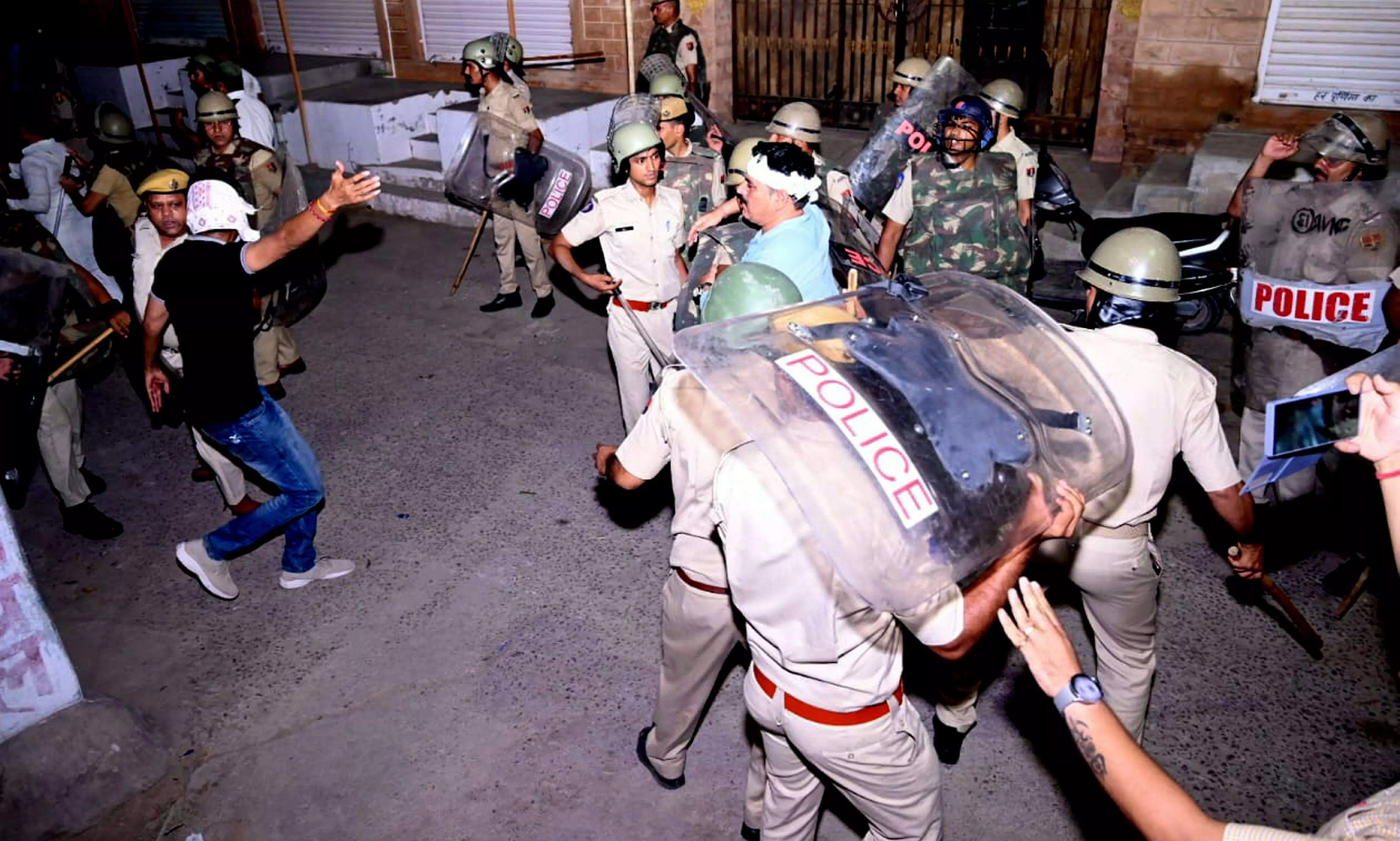 Communal clash in Jodhpur: 51 arrested after stones hurled at cops, Section 144 imposed Communal clash in Jodhpur: 51 arrested after stones hurled at cops, Section 144 imposed