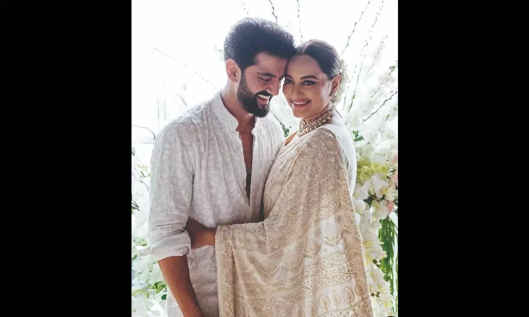 Sonakshi, Zaheer tie knot at pvt ceremony