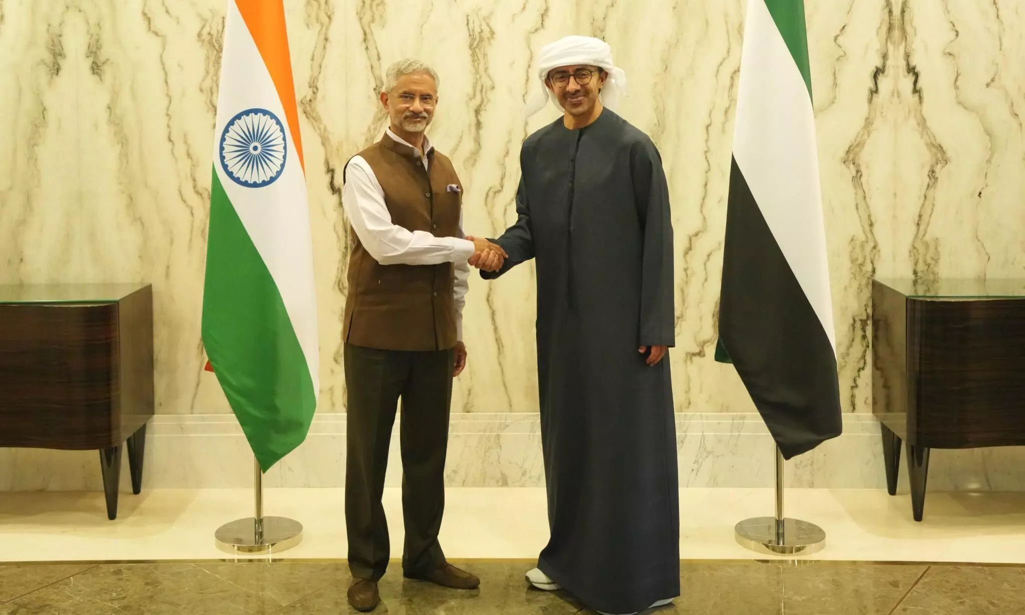EAM Jaishankar reviews multi-faceted comprehensive strategic partnership with UAE counterpart