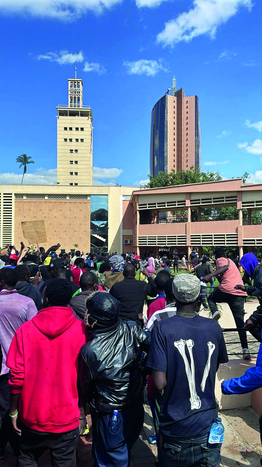 1 person shot dead, parts of Kenya Parliament on fire during protests 1 person shot dead, parts of Kenya Parliament on fire during protests