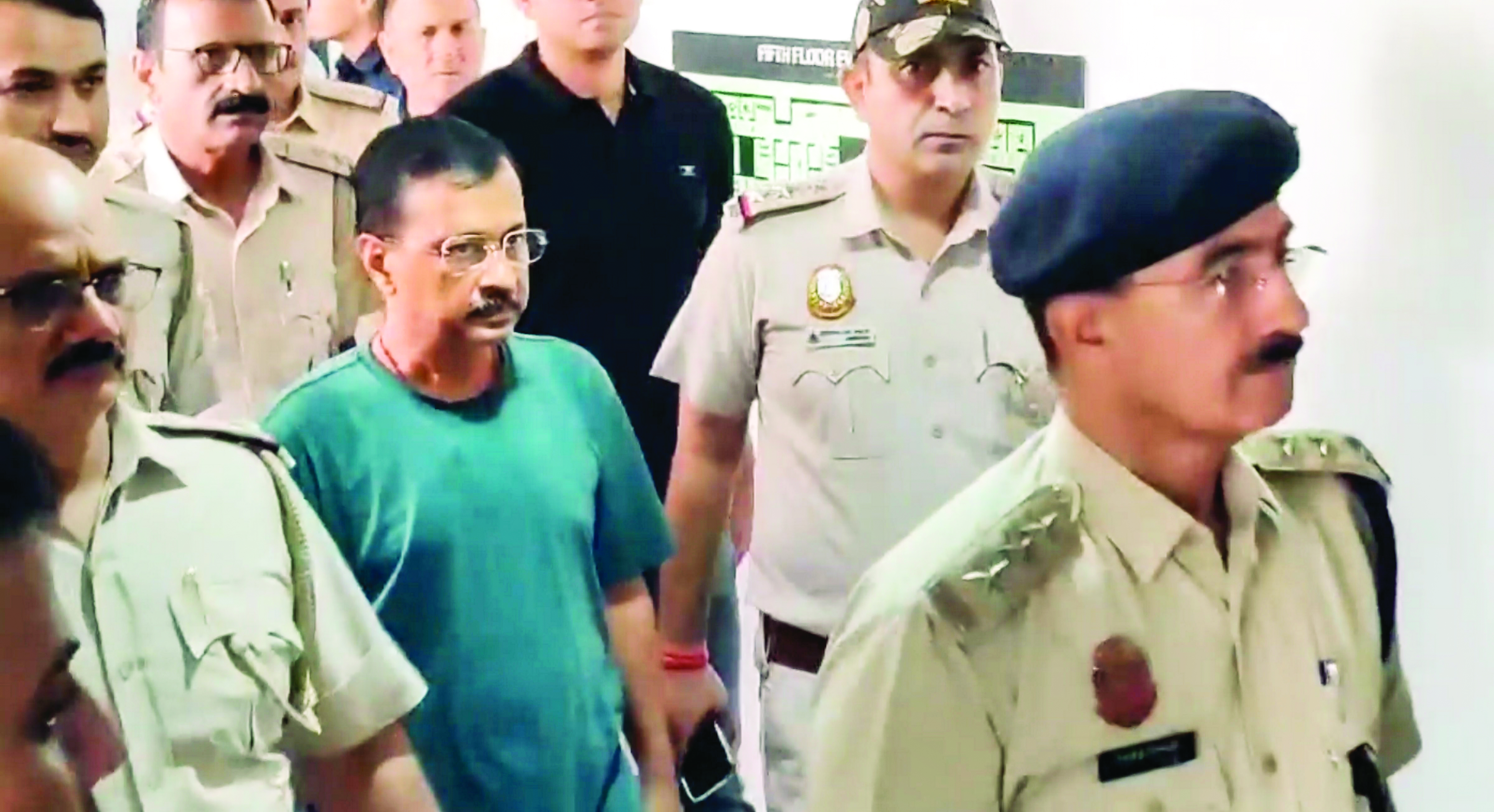 After ED, CBI takes Kejriwal into custody; CM says he is innocent After ED, CBI takes Kejriwal into custody; CM says he is innocent