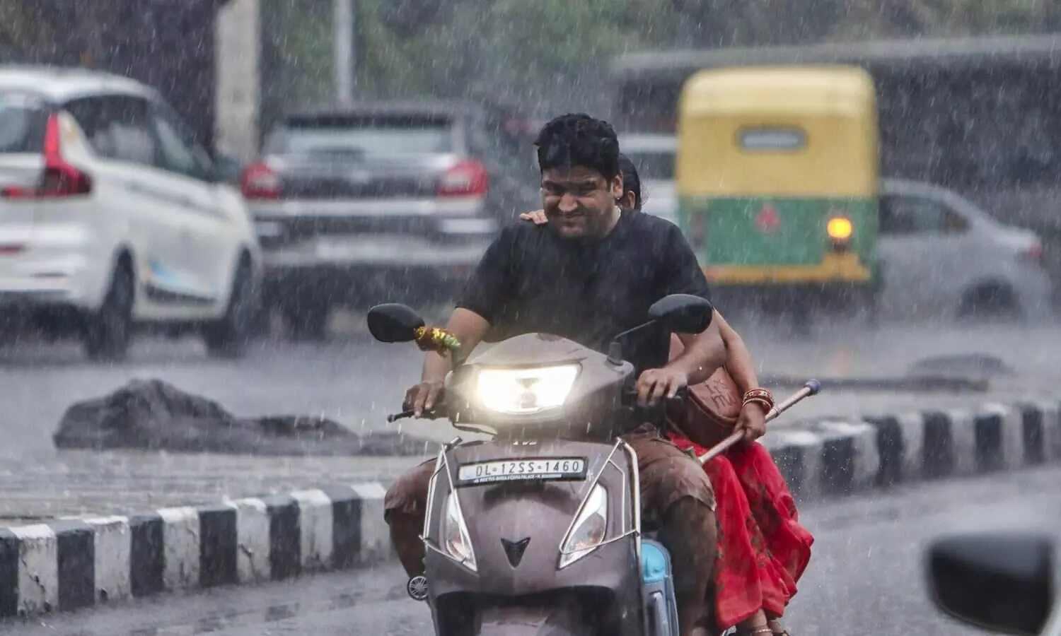 Traffic hit in Delhi due to rains, waterlogging reported in many parts