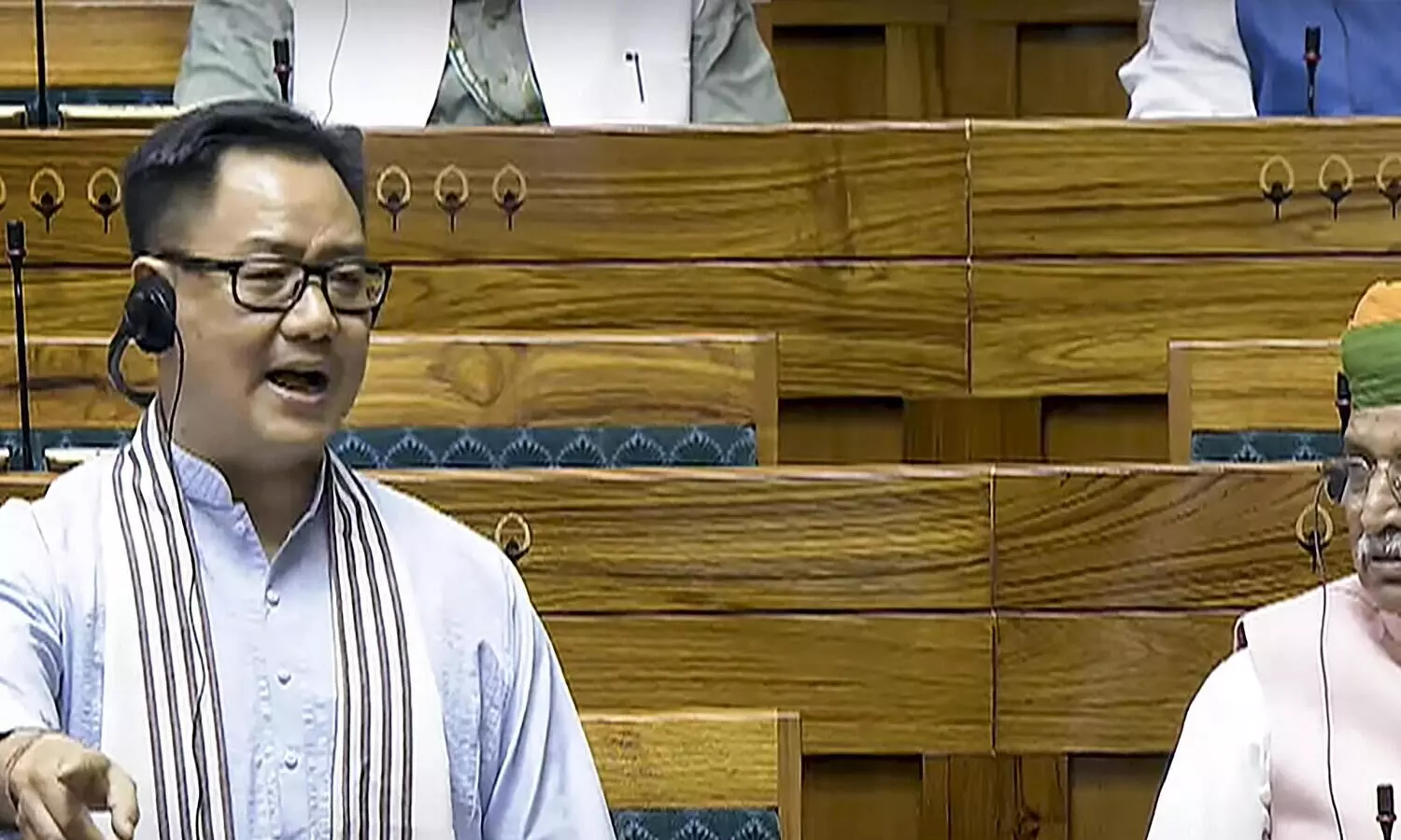Rijiju slams Congress for disruptions in LS