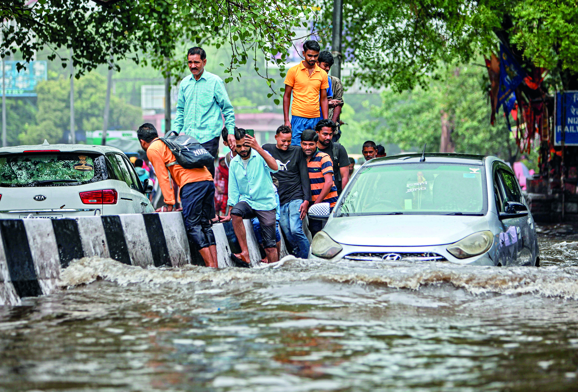 Social media users find humour in Delhi’s waterlogged streets