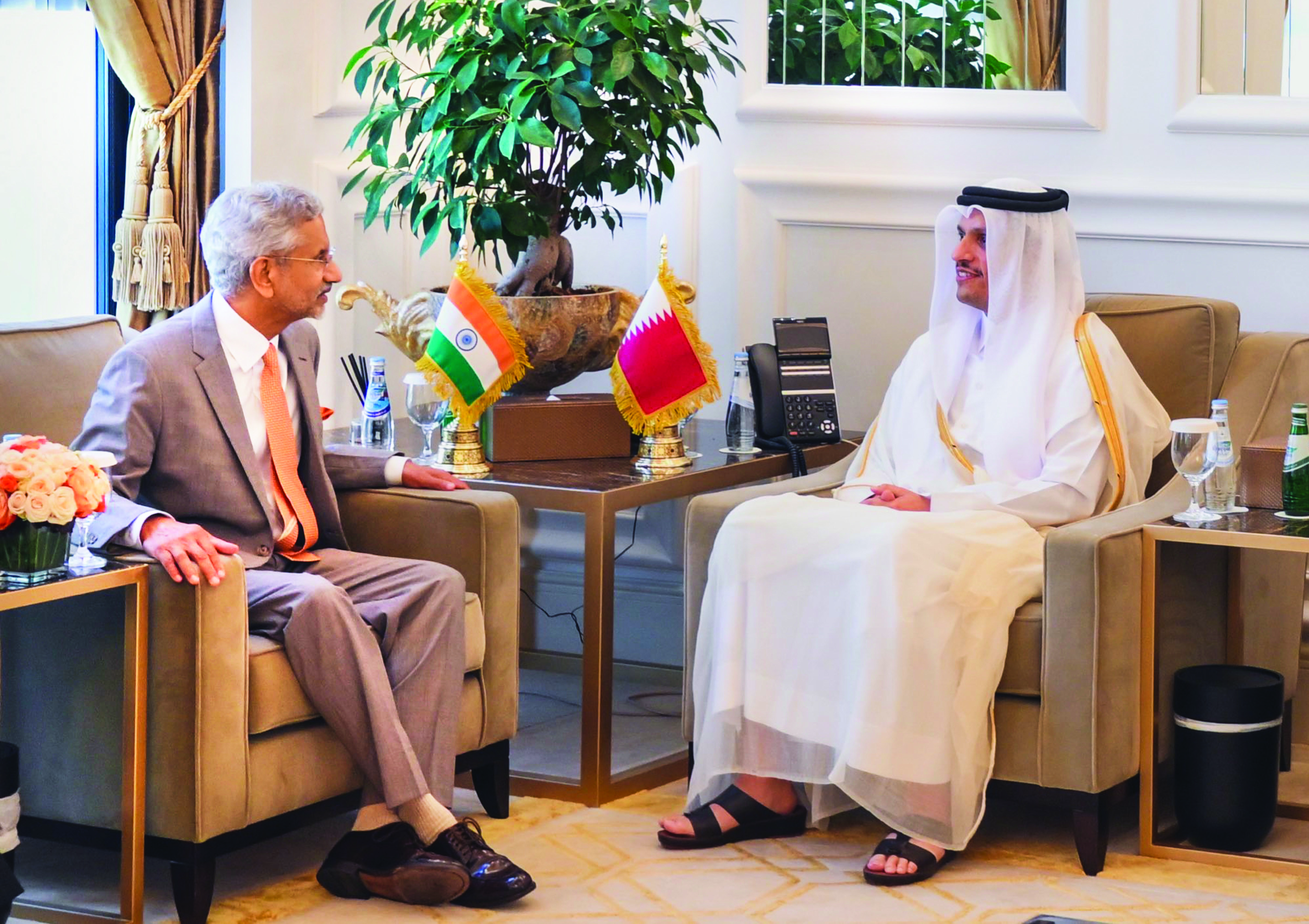 Jaishankar meets Qatar’s PM; reviews bilateral relationship
