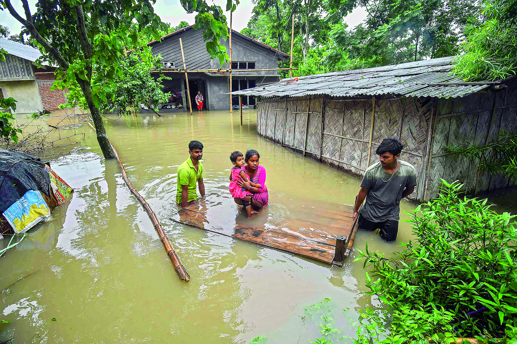 Assam flood situation grim, over 6.44 lakh affected in 19 districts Assam flood situation grim, over 6.44 lakh affected in 19 districts
