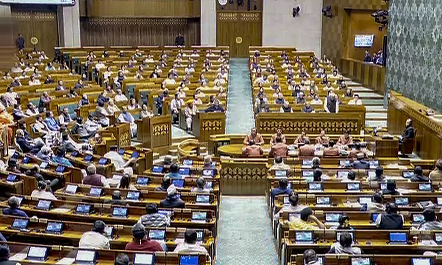 Shredded parliamentary norms: LS passes resolution condemning Oppns disruptions during PM address