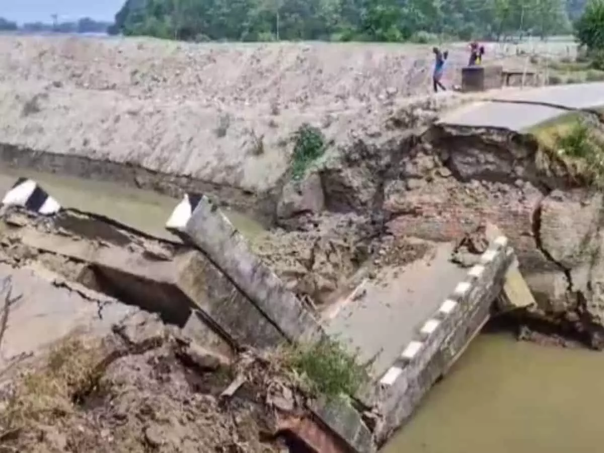 Bihar government suspends 14 engineers over bridge collapse incidents Bihar government suspends 14 engineers over bridge collapse incidents