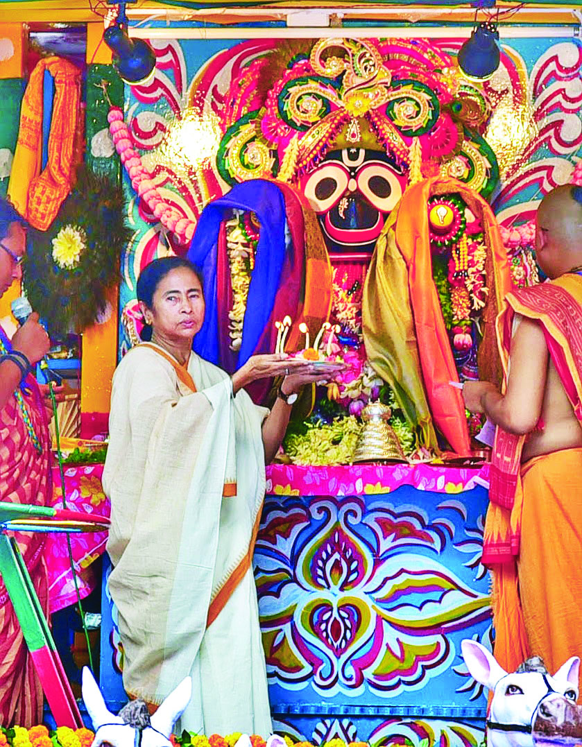 CM set to open Rath Yatra festival at ISKCON; cops notch up security CM set to open Rath Yatra festival at ISKCON; cops notch up security