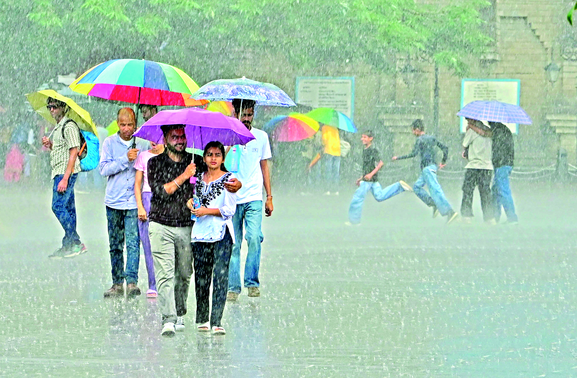 Heavy rainfall across India offsets June deficit, monsoon now in surplus Heavy rainfall across India offsets June deficit, monsoon now in surplus