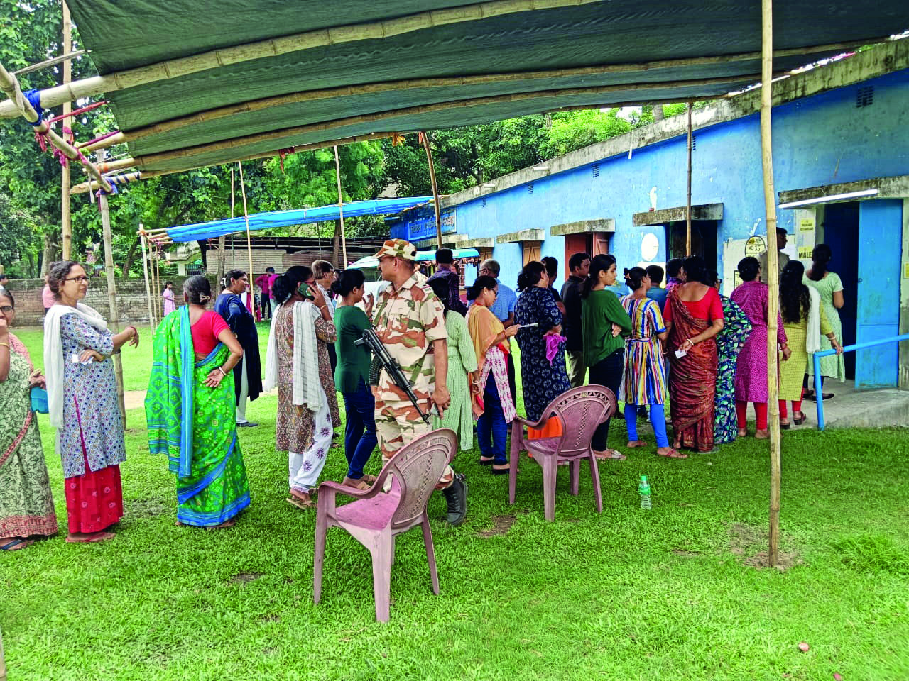 Raiganj by-election passes off peacefully