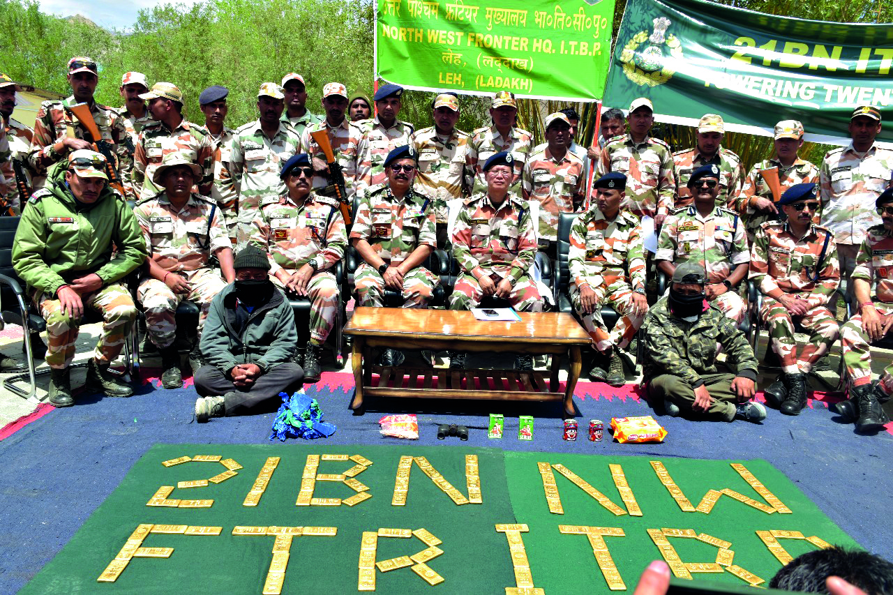 ITBP seizes over 108 kg gold in major Op near India-China border ITBP seizes over 108 kg gold in major Op near India-China border